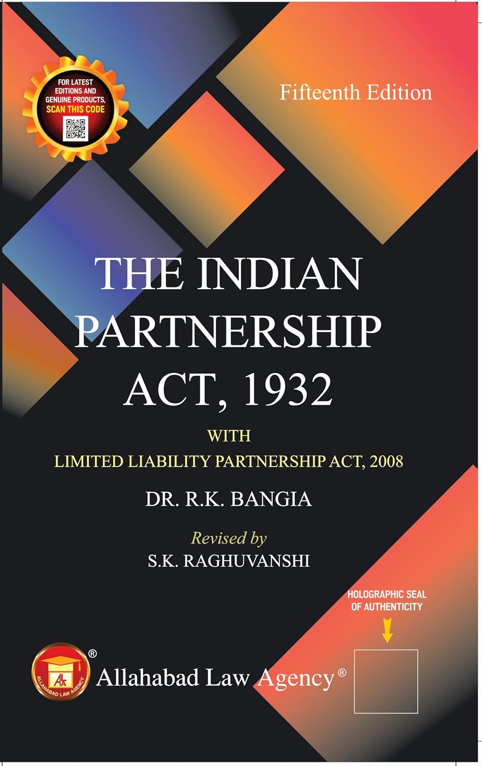 The Indian Partnership Act, 1932 by Dr.R.K Bangia | Fifteenth Edition