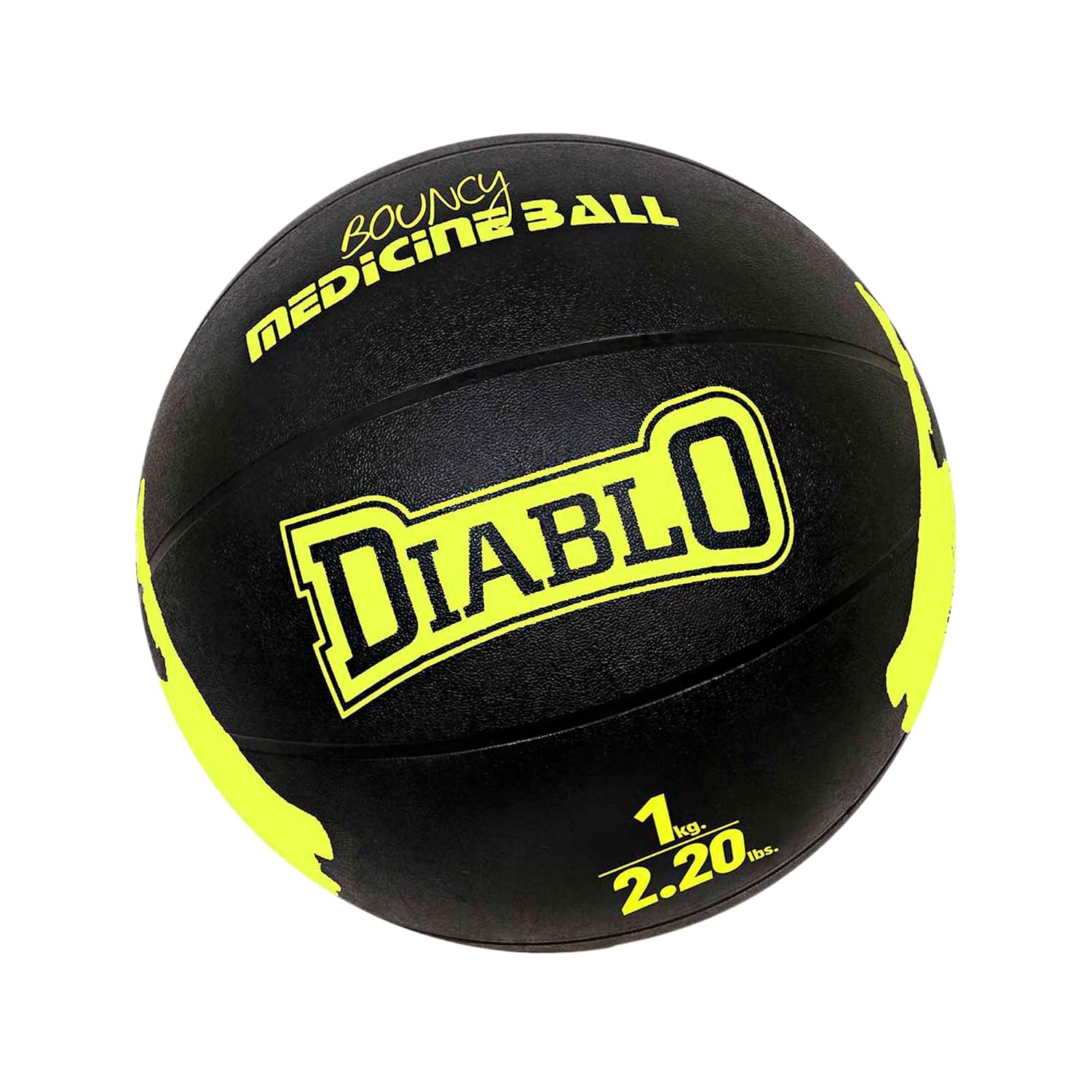 DIABLO Rubber Medicine Balls with Bounce Effect (1KG, 2KG, 3KG, 4KG, 5KG, 6KG, 7KG, 8KG, 9KG, 10KG)