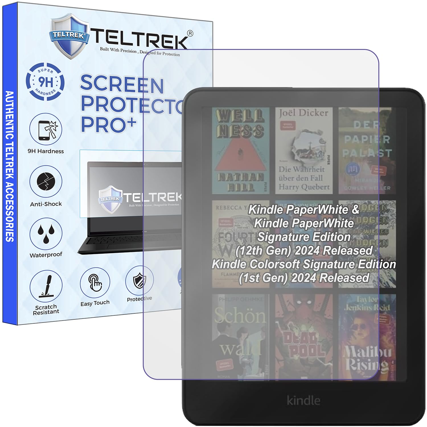 Screenguard Compatible With 7 Inch Kindle PaperWhite & PaperWhite Kids 2024 12th Generation ereader Tab & Kindle ColorSoft Signature Edition 2024 7″ TabletNot a Tempered Glass Screen Protector