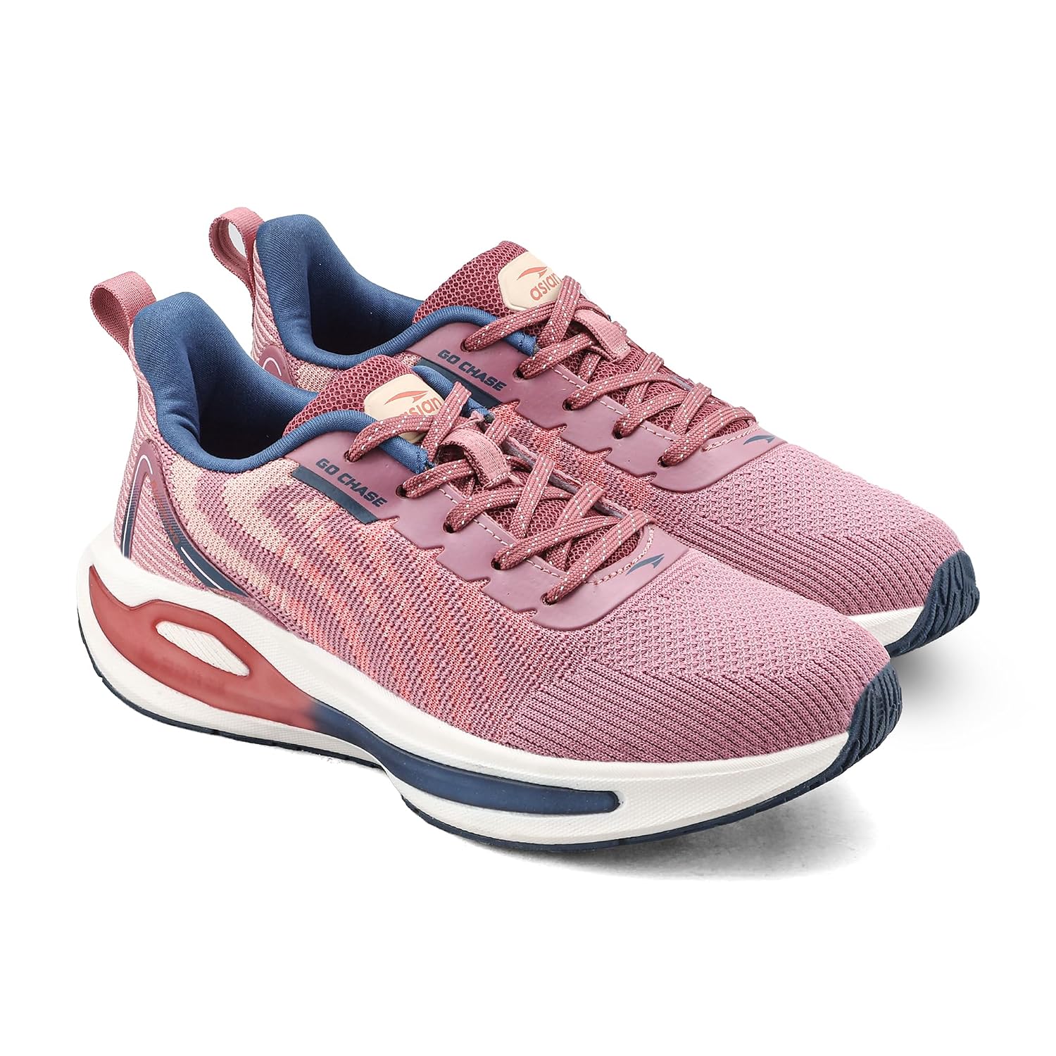 ASIAN Powergirl-04 Women’s Running Shoes | Breathable Knit Upper, Memory Foam Tech, Lace-Up Sports Shoes