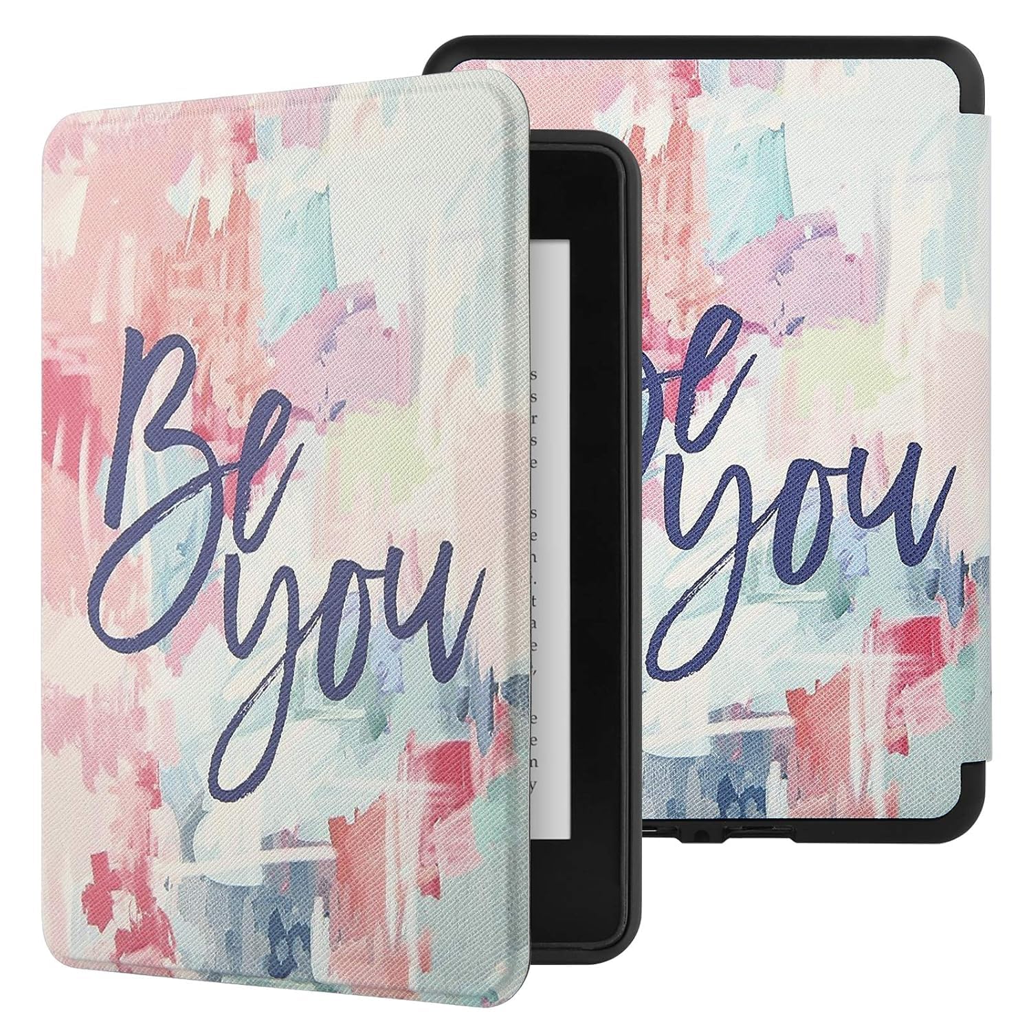 MOCA Case for Kindle Paperwhite 12th Gen 7" (2024) & Kindle Colorsoft 7" (2025), Slim PU Leather Cover with Auto Wake/Sleep, Magnetic Closure, Lightweight (Be You)