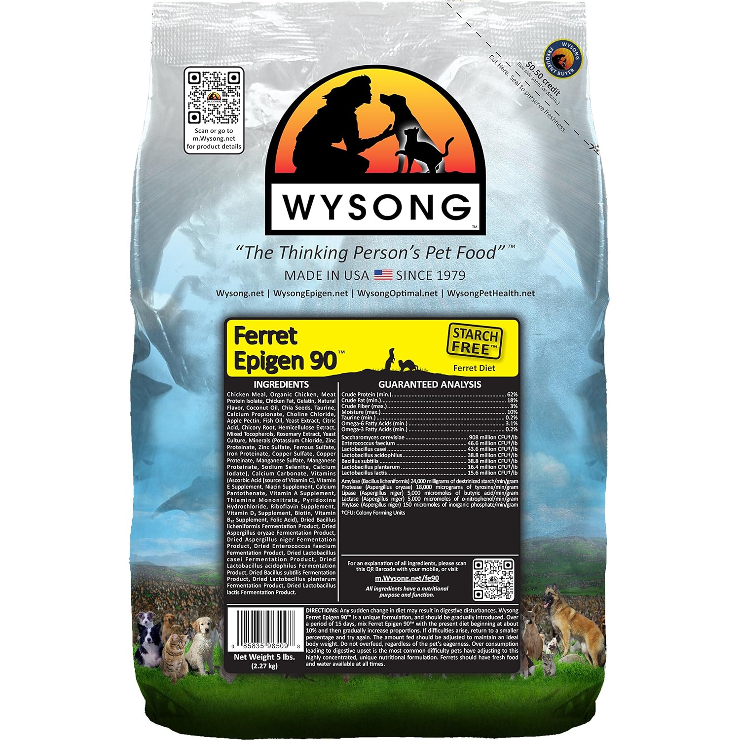 Wysong Epigen 90 Dry Ferret Food
