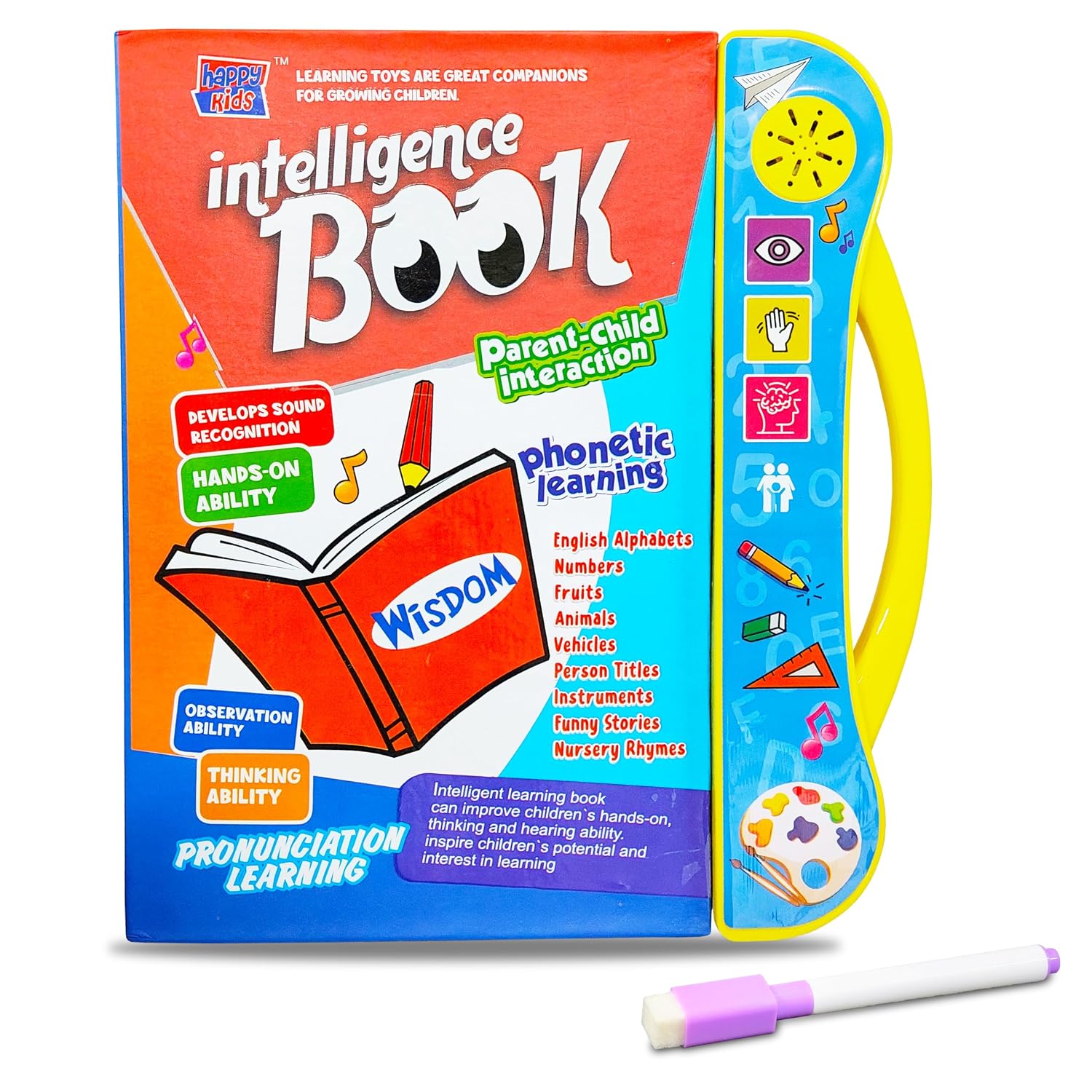 VGRASSP E-Book for Kids – Interactive Learning – Come on Children Let’s Study – English Alphabets, Simple Numbers, Stories, Literature, Animals, Rhymes and Many More – Color as per Stock