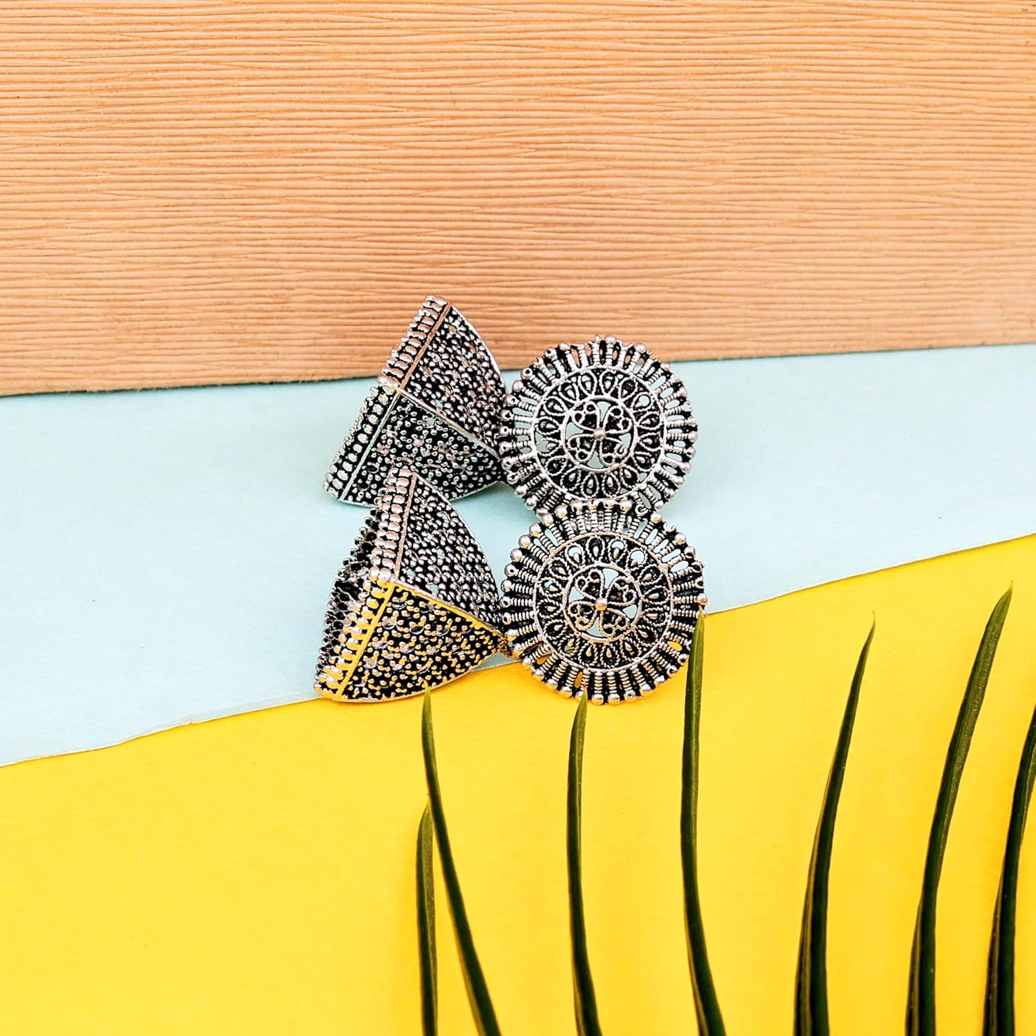Fashion Frill Earrings For Women Floral Vintage Design Traditional Drop Jhumke For Women Girls Love Gifts 12 Pair of Earrings