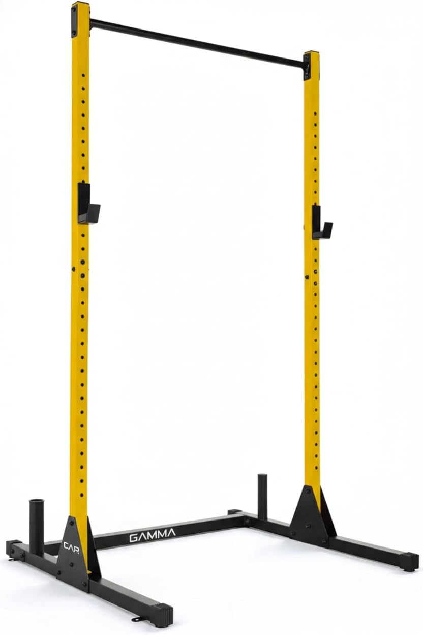 Gamma Fitness Elite Power Rack – Precision-Engineered Steel | Matte Black Finish | Compact Squat & Pull-Up Cage for Modern Home Gyms PR-2000