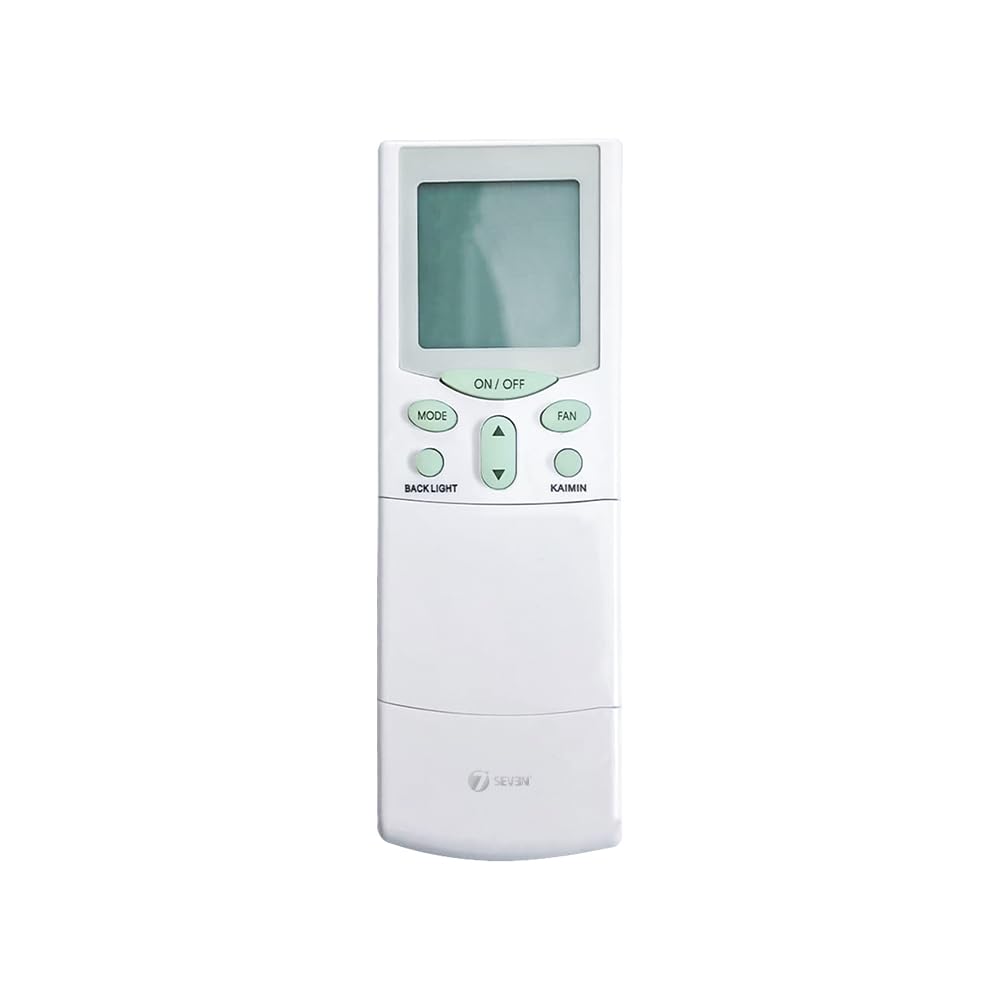 7SEVEN® Compatible with Hitachi AC Remote Control Model 68A 433kHz Suitable for Logicool Series 1 1.5 2 Ton Split and Window Air Conditioner Inverter and Non-Inverter AC – Match Each Keys Exactly