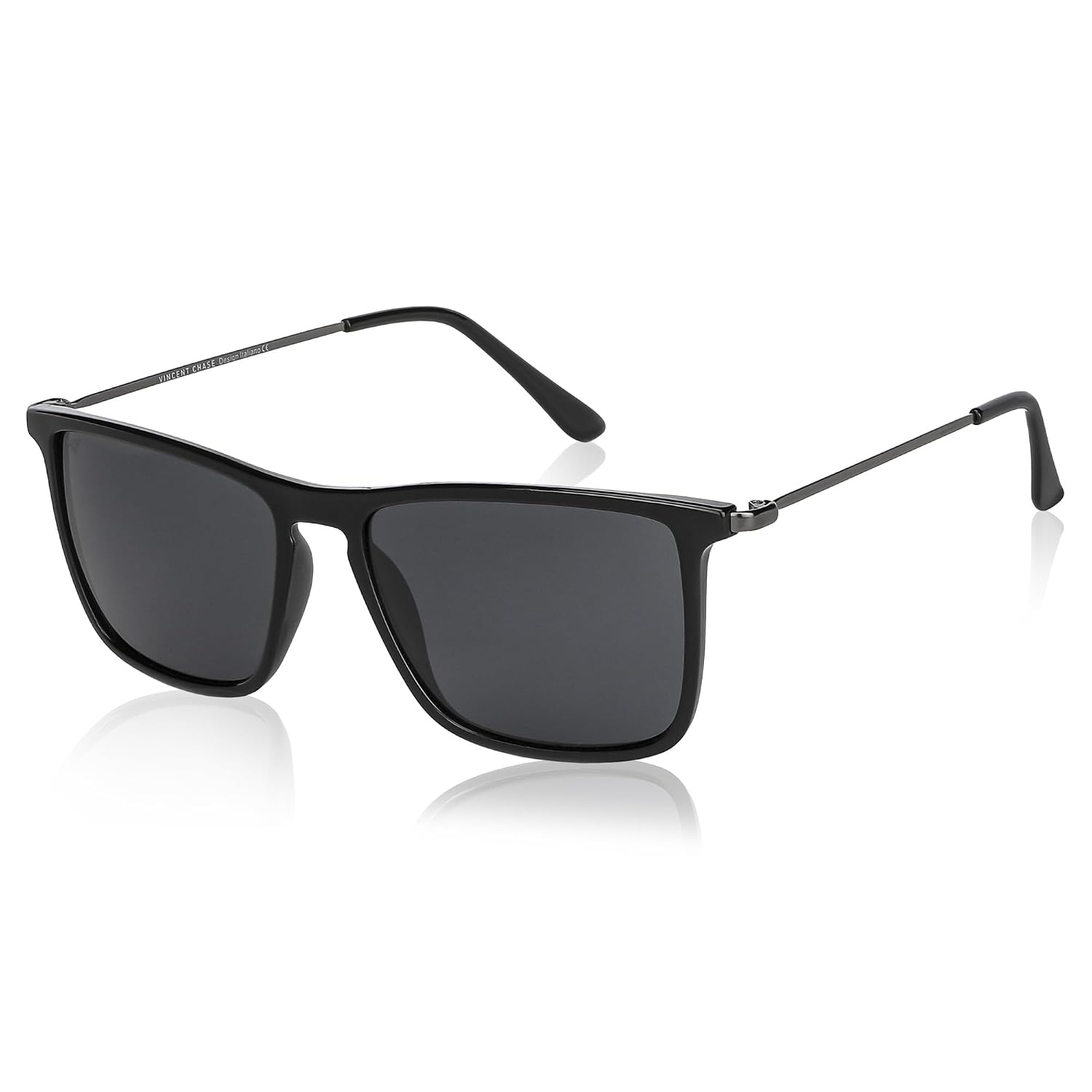 Vincent Chase By Lenskart | Full Rim Square | Classics | Polarized and 100% UV Protected | Men & Women |