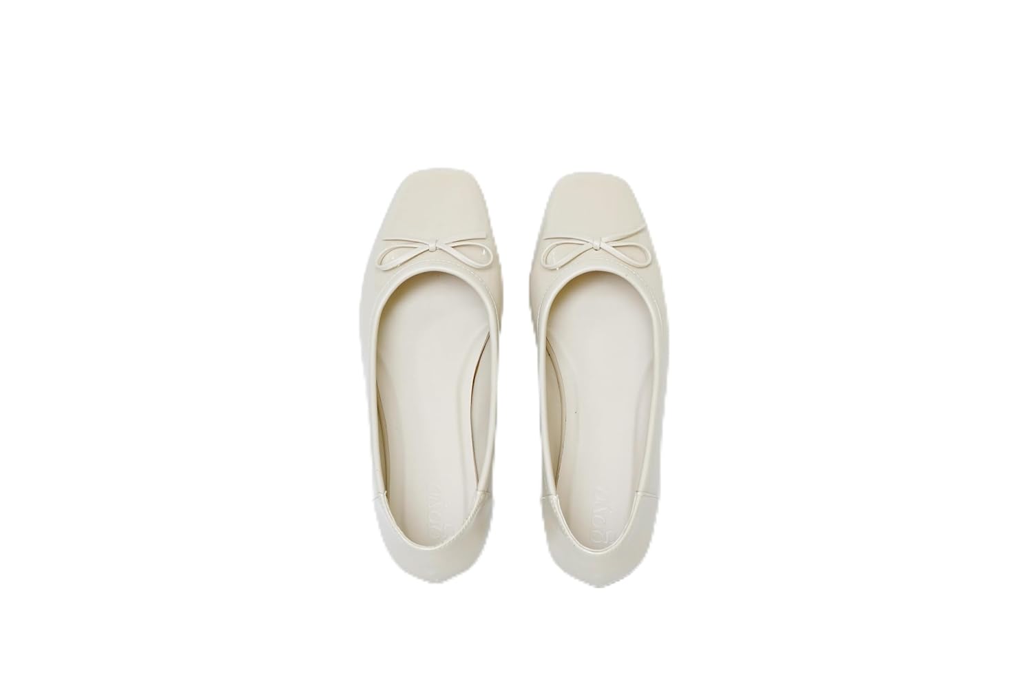 Gaya Miro Casual Ballet Flats for Women | Stylish Slip-on Ballerina with Bow Detail | Lightweight Comfortable Footwear with Cushioned Insole