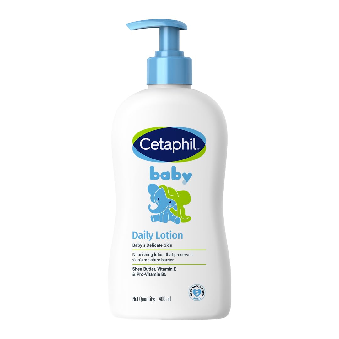 Cetaphil Baby Daily Lotion, White, Shea Butter, 400 ml
