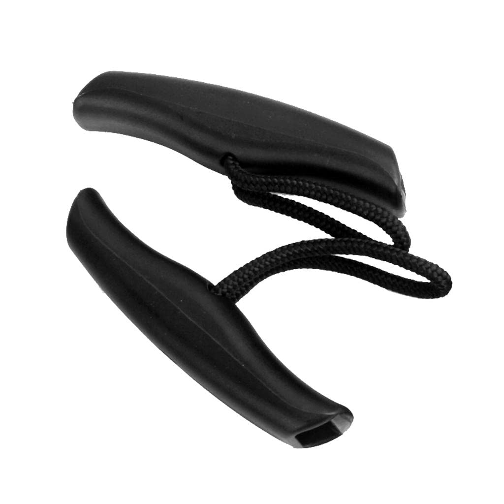 2 Pieces Durable Black Nylon Kayak Canoe Boat Pull Carry Handle with Cord Front Rear Mount Replacement Accessories | Water Sports | Kayaking, Canoeing & Rafting | Accessories