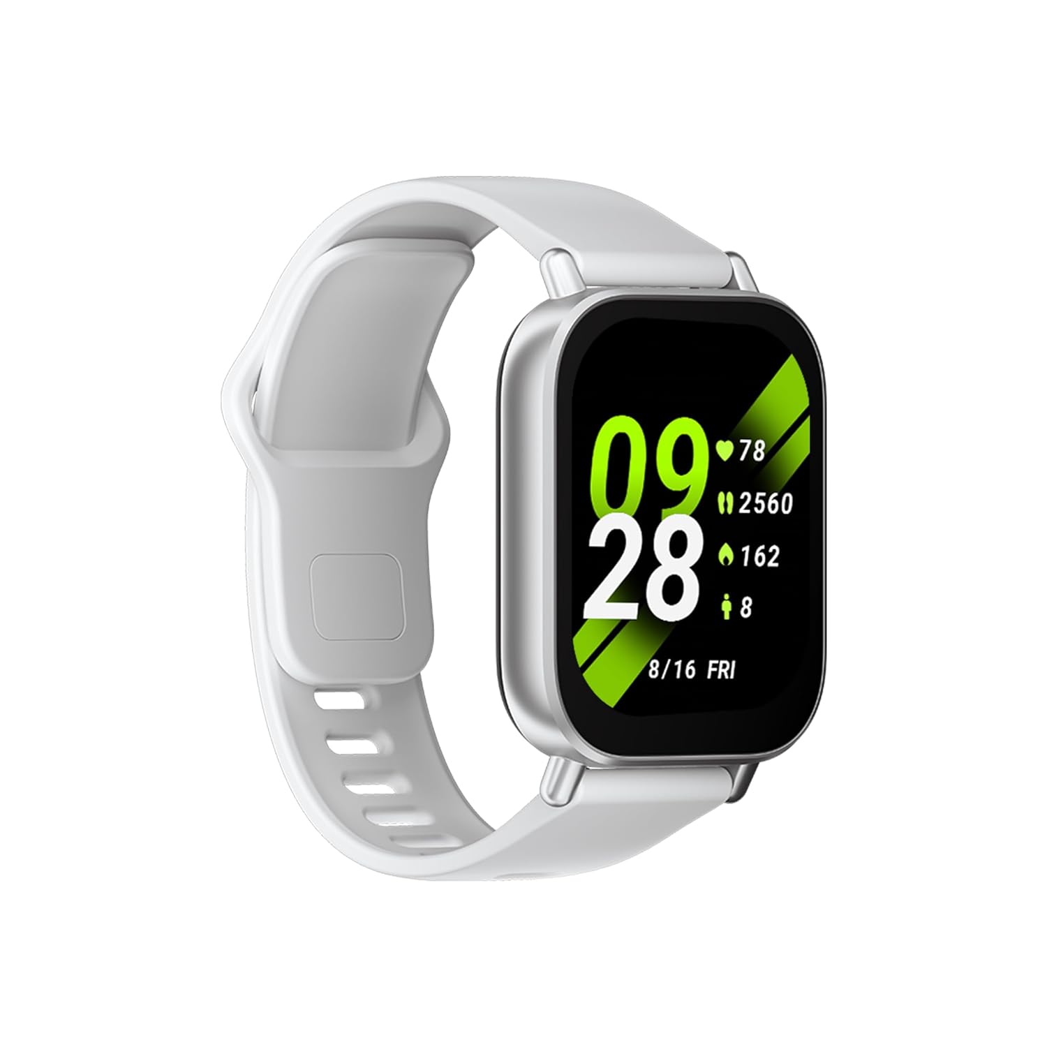 Redmi Watch 5 Active, 2″ Display, Metal Body, 18 Day Battery, Bluetooth Calling, Advanced AI Noise Cancellation, Alexa, Matte Silver