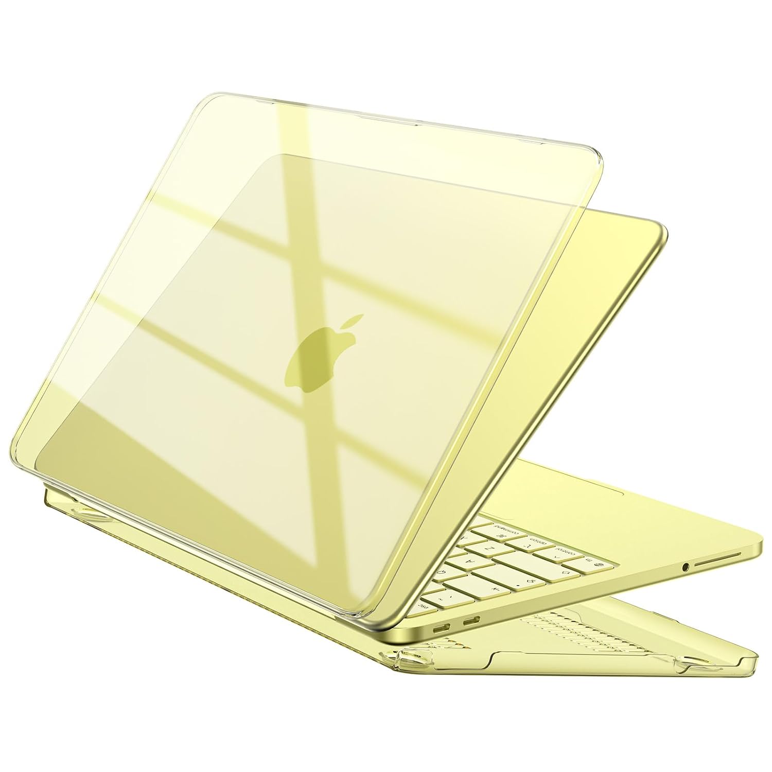 EooCoo Clear Case for Apple MacBook Neo Cover 13 inch 2026 Citrus A3404