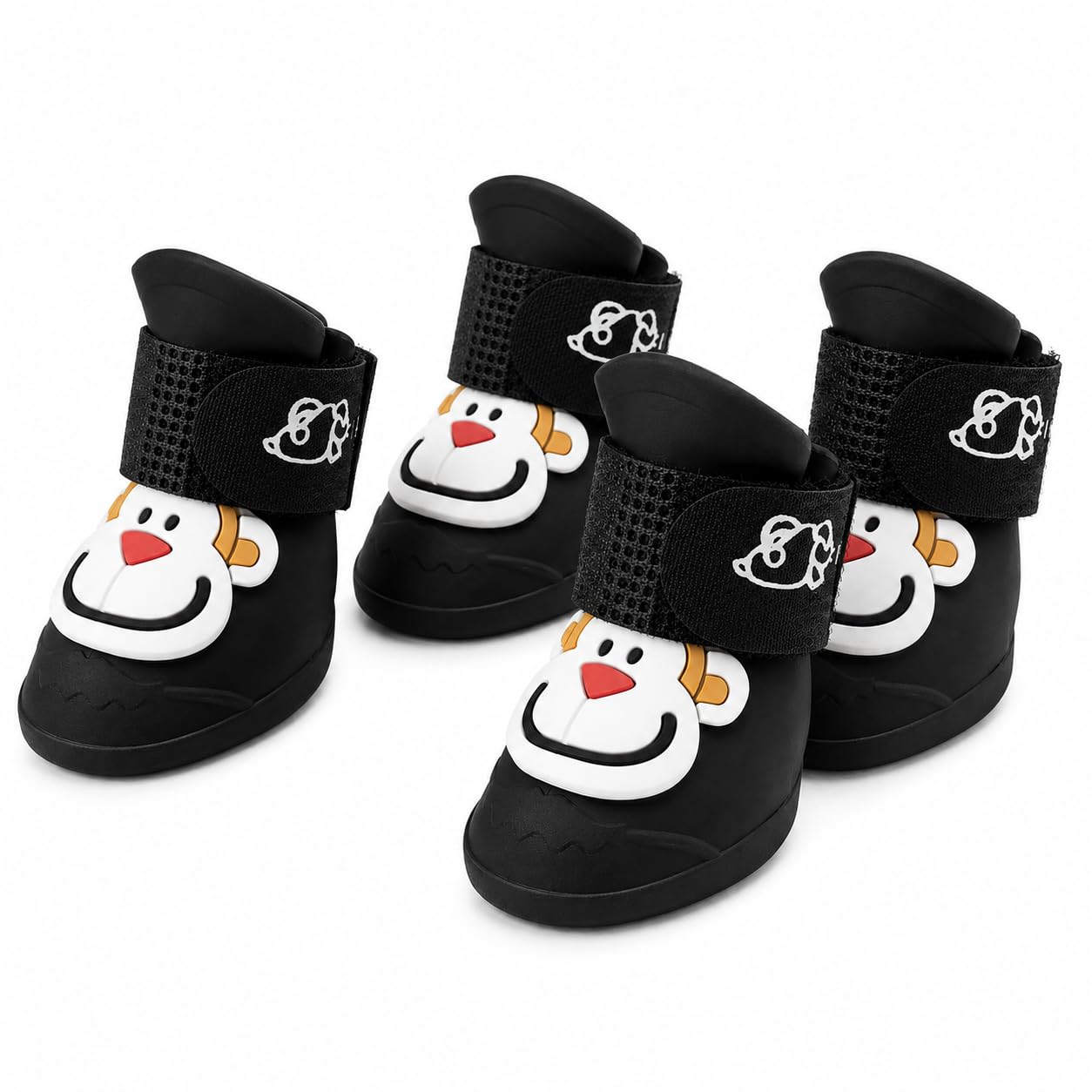 PetVogue 4pcs Pet Puppy Boots, Dog Puppy Silicone Fashionable Pet Cute Waterproof Boots Anti Slip Protective Rain Shoes Anti Slip Dog Walking Shoes – x-Large