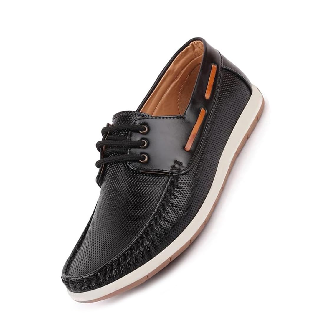 FAUSTO Men’s Lace Up Boat Shoes Sneakers for Casual Outfit|Fashion|Comfort|Classy|Flexible Sole