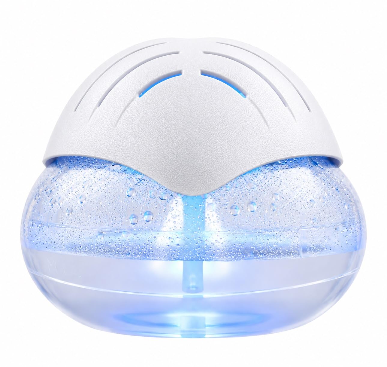 Water base Leaf Shape Air Purifier and Humidifier Aroma Diffuser Air Revitalizer MI-606A (White)