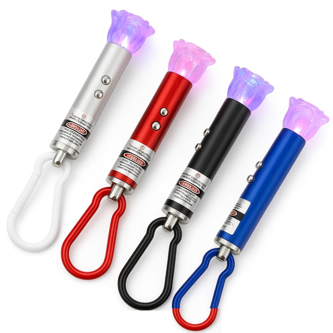 IK – (Pack of 2) LED Laser Pointer Pen | Red Laser Pointer for Office Presentation, Pet Toy & Party Use | High Power Laser Beam Flare Light | Red Pointer Pen for Kids & Presentation Laser Light