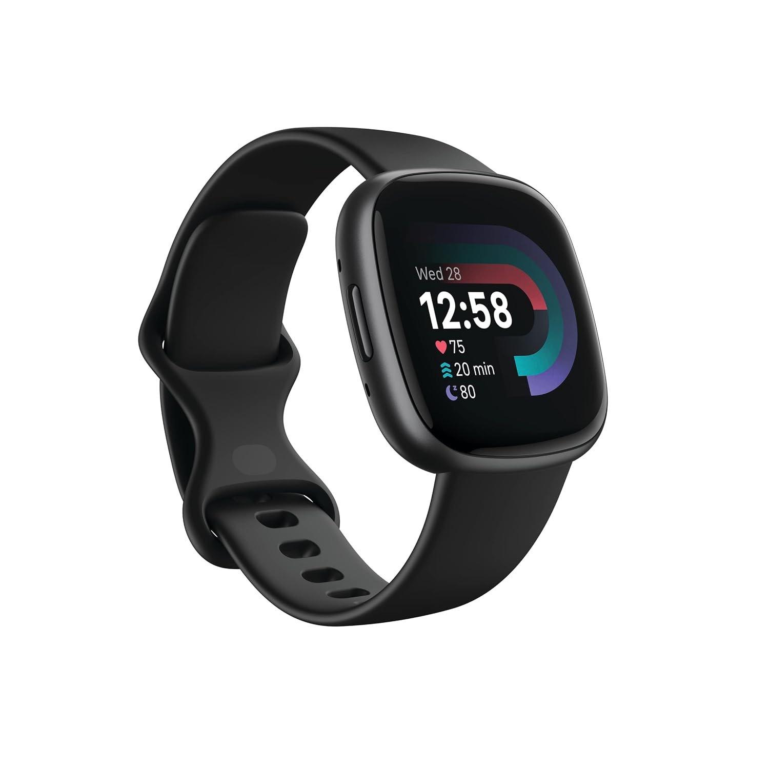 Fitbit Versa 4 – Smartwatch,Black/Graphite, 3-month Google Health Premium Membership, GPS, sleep tracking, Heart Rate