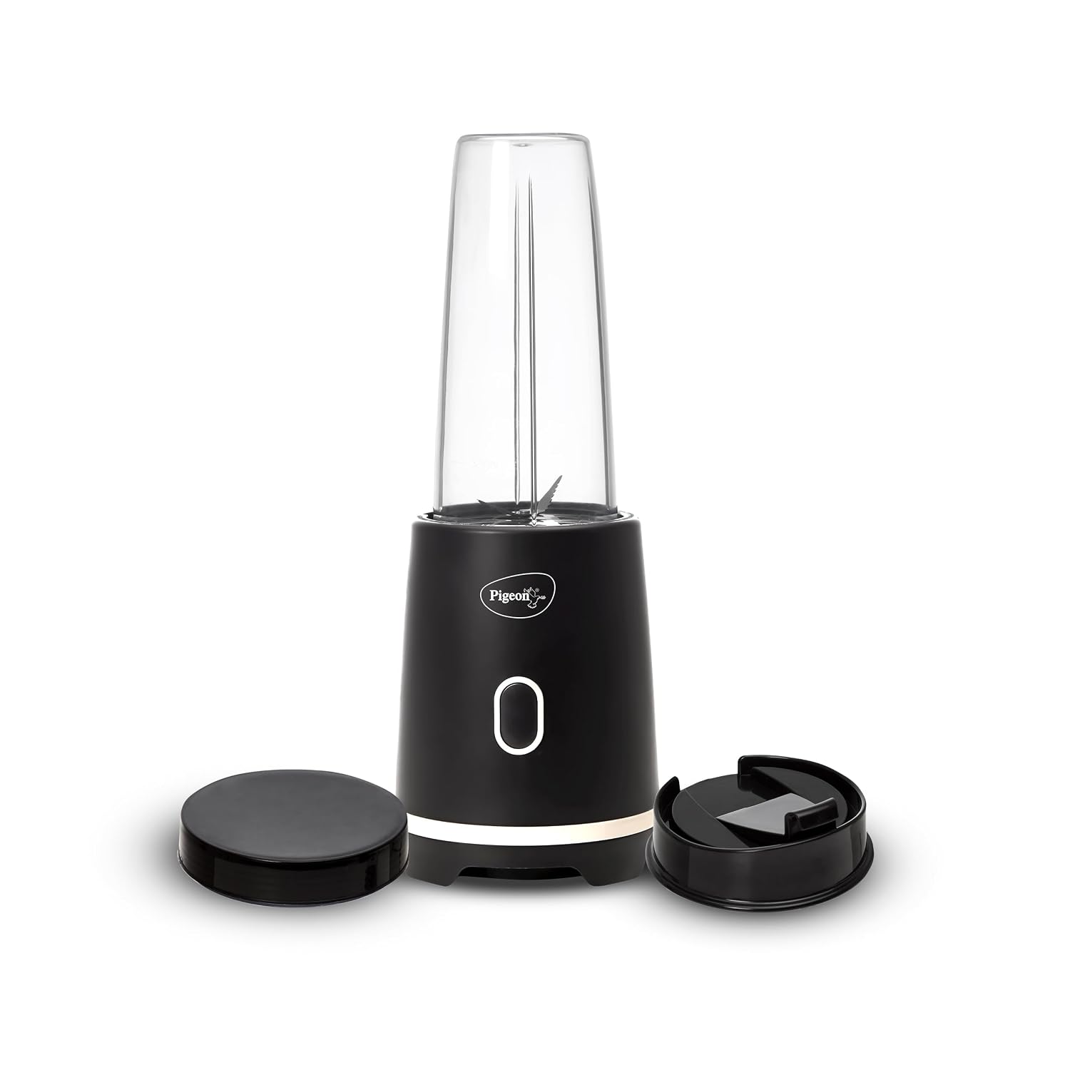 Pigeon By Stovekraft Pure | Grinder Juicer Blender Smoothie Maker All-in-1 Machine | 300 Watt | 1 Jars- Multiuse Jar 500ml, 1 Sipper, 1 Cap |1 Blades|1 Year Warranty
