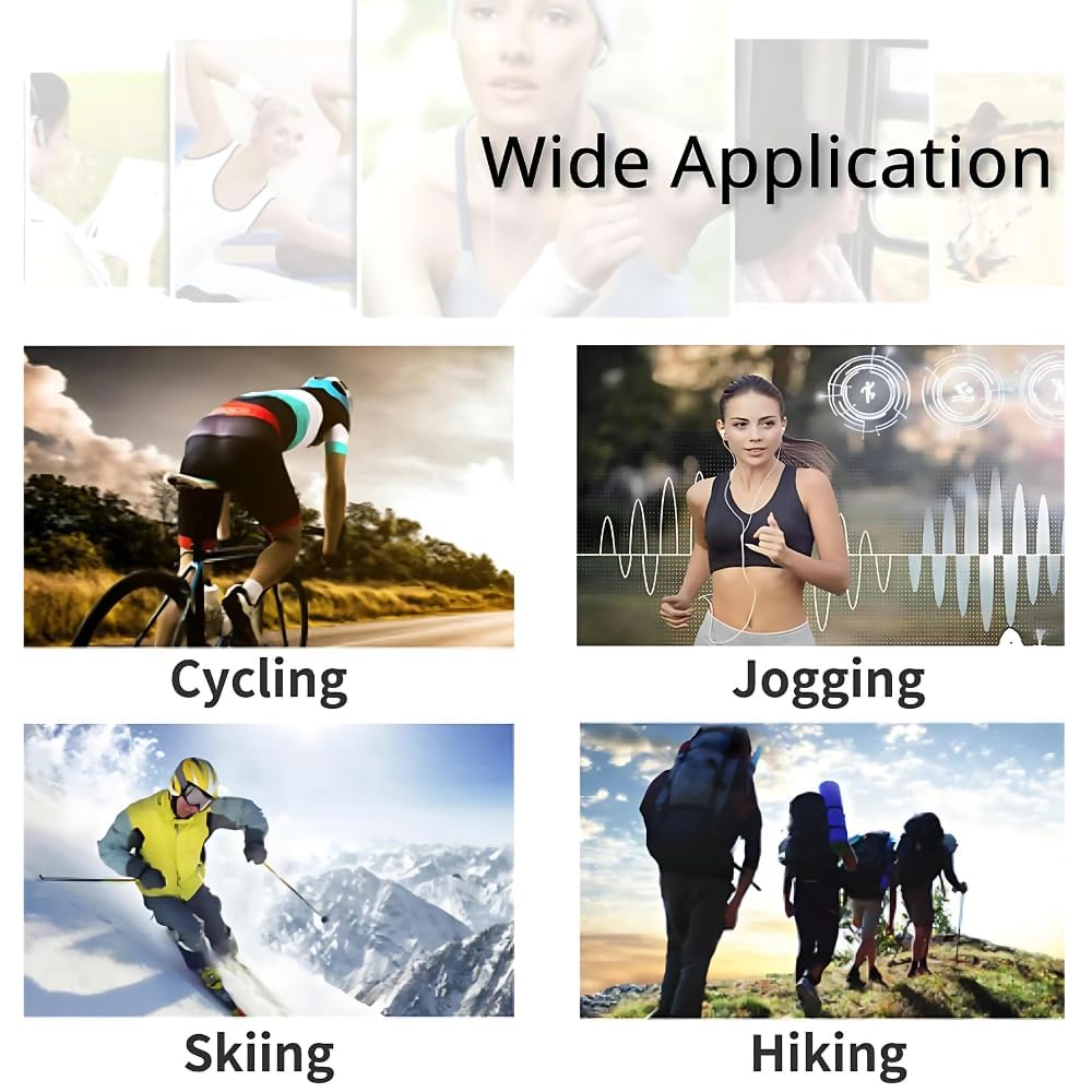 Portable Mini Metal Clip MP3 Player, Sport Music Player with SD/TF Card Slot, Compact Digital Audio Player for Running, Gym & Travel (Random Colour, Memory Card Not Included)