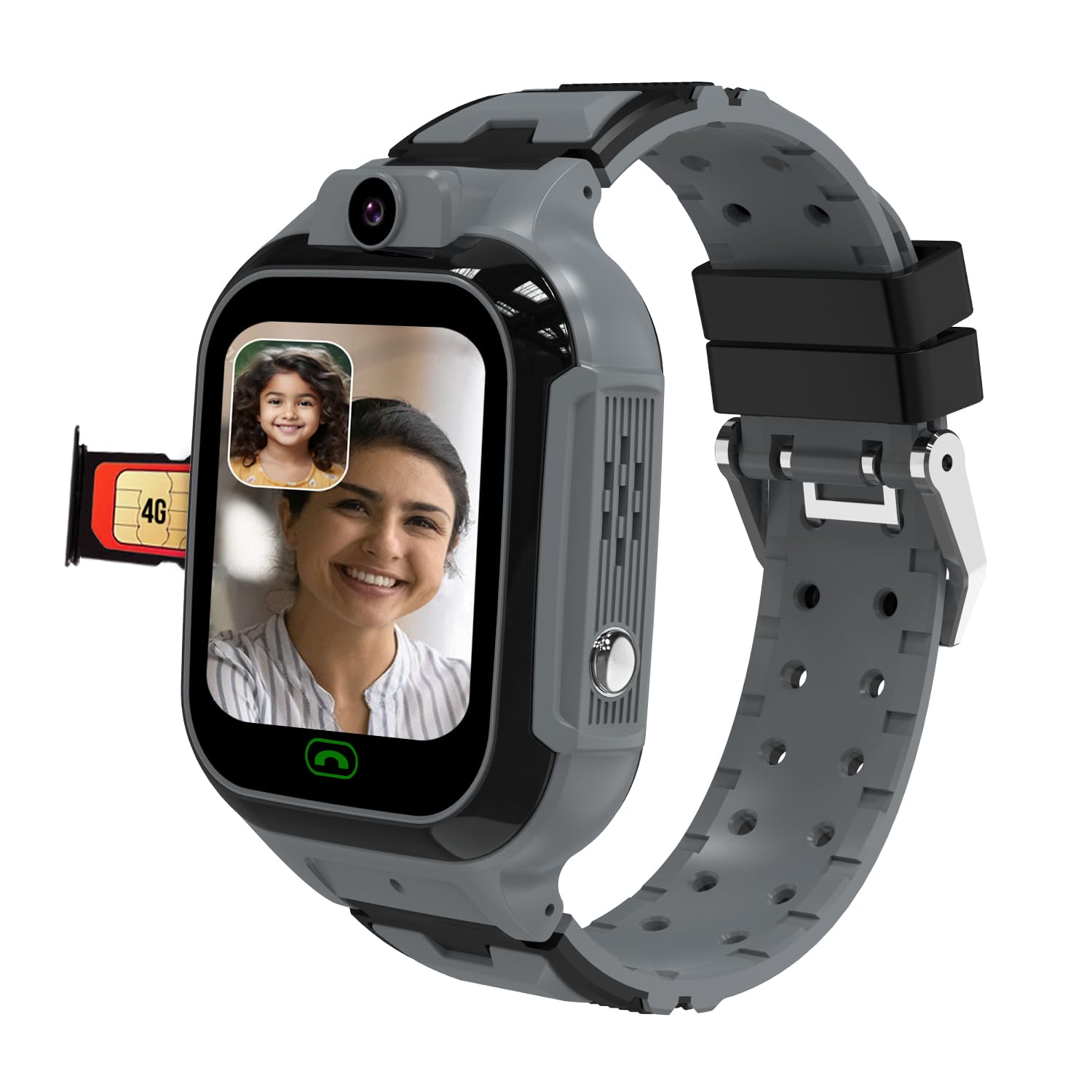 sekyo Carepal Pro (Smartchoice) 4G Smartwatch for Kids | Video Call, Live GPS Tracker |App Control, Habit Coach, Math Games, Pedometer, Safe Zone Alert, Family Chat| Kids Smart Watch for Boys Girls