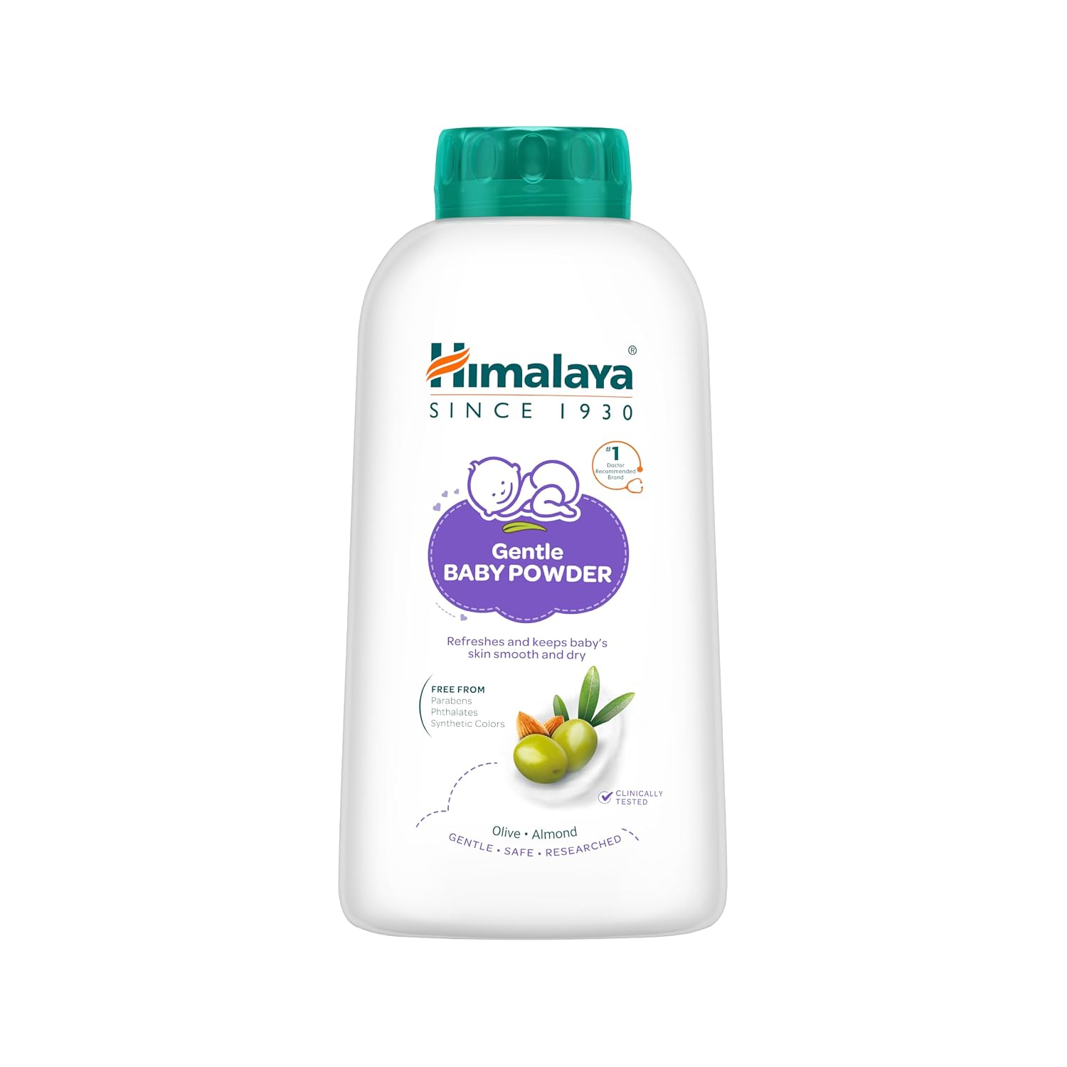Himalaya Gentle Baby Powder 400g | No.1 Baby Powder brand | 99% NOI