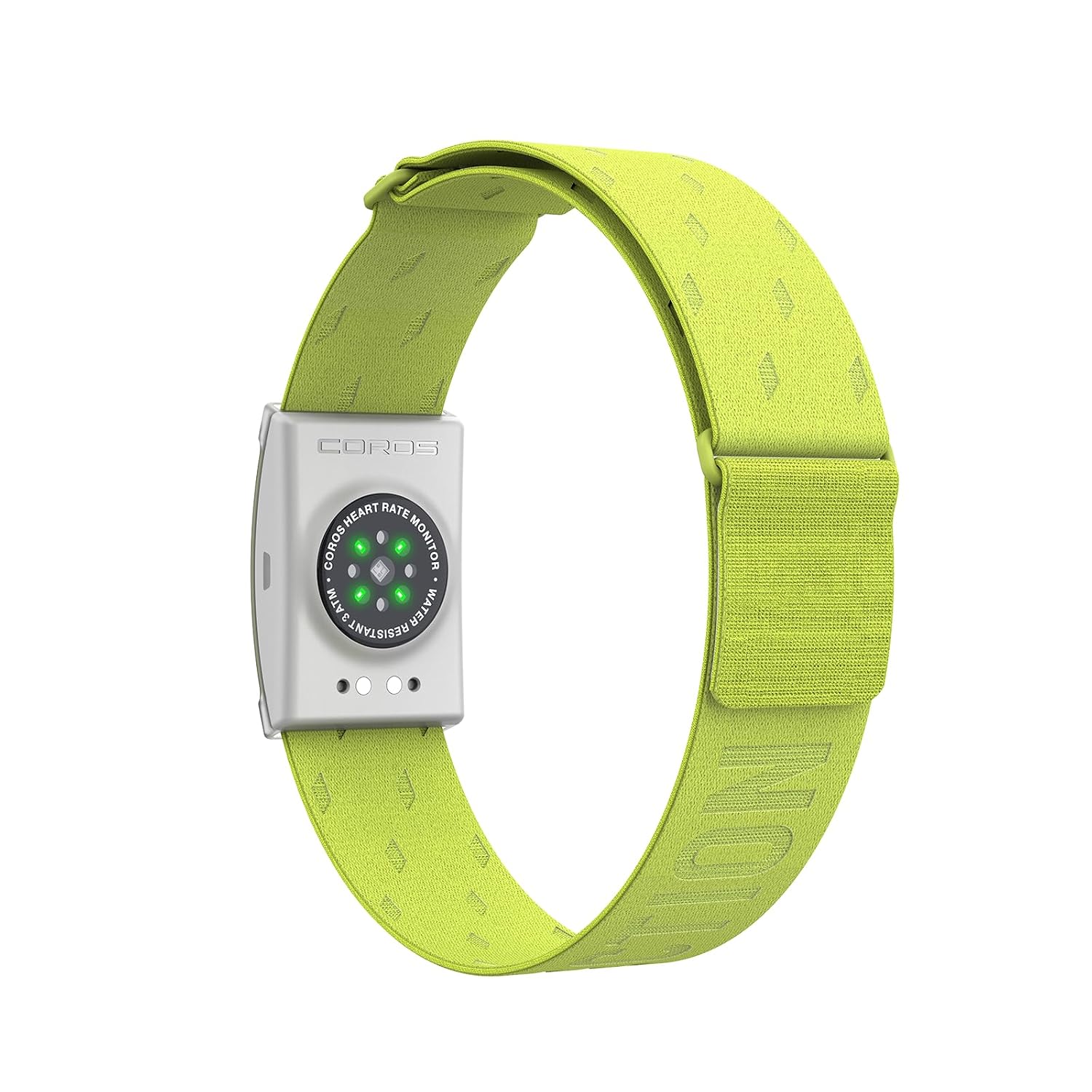 COROS Heart Rate Monitor, Comfort, Easy to wear, Auto-wear Detection, Advanced Sensor, Precise Data, Bluetooth, 38 Hours Battery Life, Compatible with up to 3 Connections, for Run and Bike-Lime