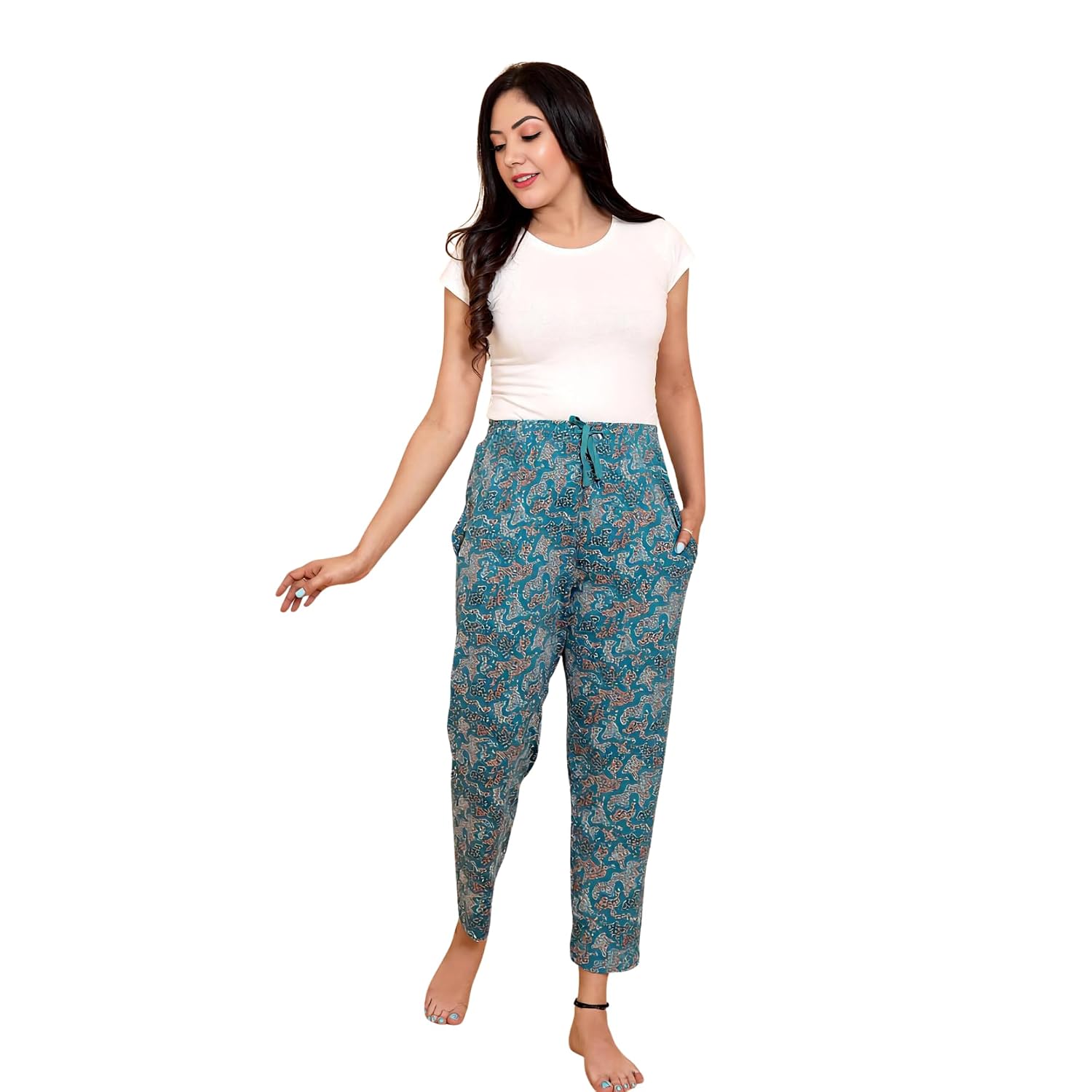 Women Cotton Printed Pyjama