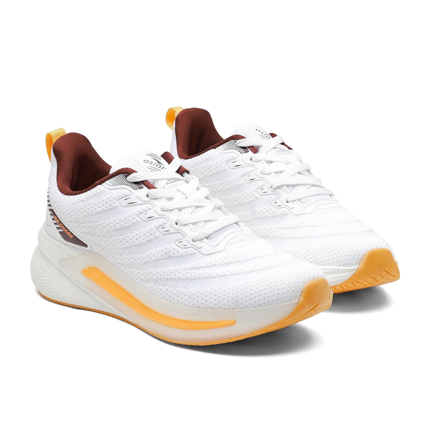 ASIAN Powerplay-25 Men’s Running Shoes | Knit Mesh Upper Lightweight Shoes | Memory Foam Technology | Premium Athletic Sneakers for Sports & Gym