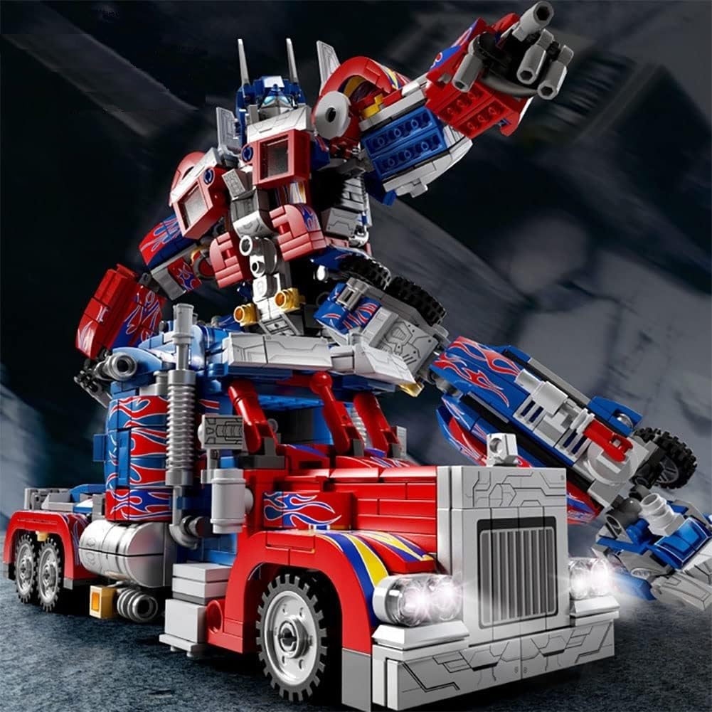 Galaxy Hi-Tech 2 in 1 Transforming Robot Architect Brick Toys 533+ Pieces Building Block – Super Hero Theme Blocks and Bricks – Robot, car Educational Engineering Construction Learning Toy for Kids