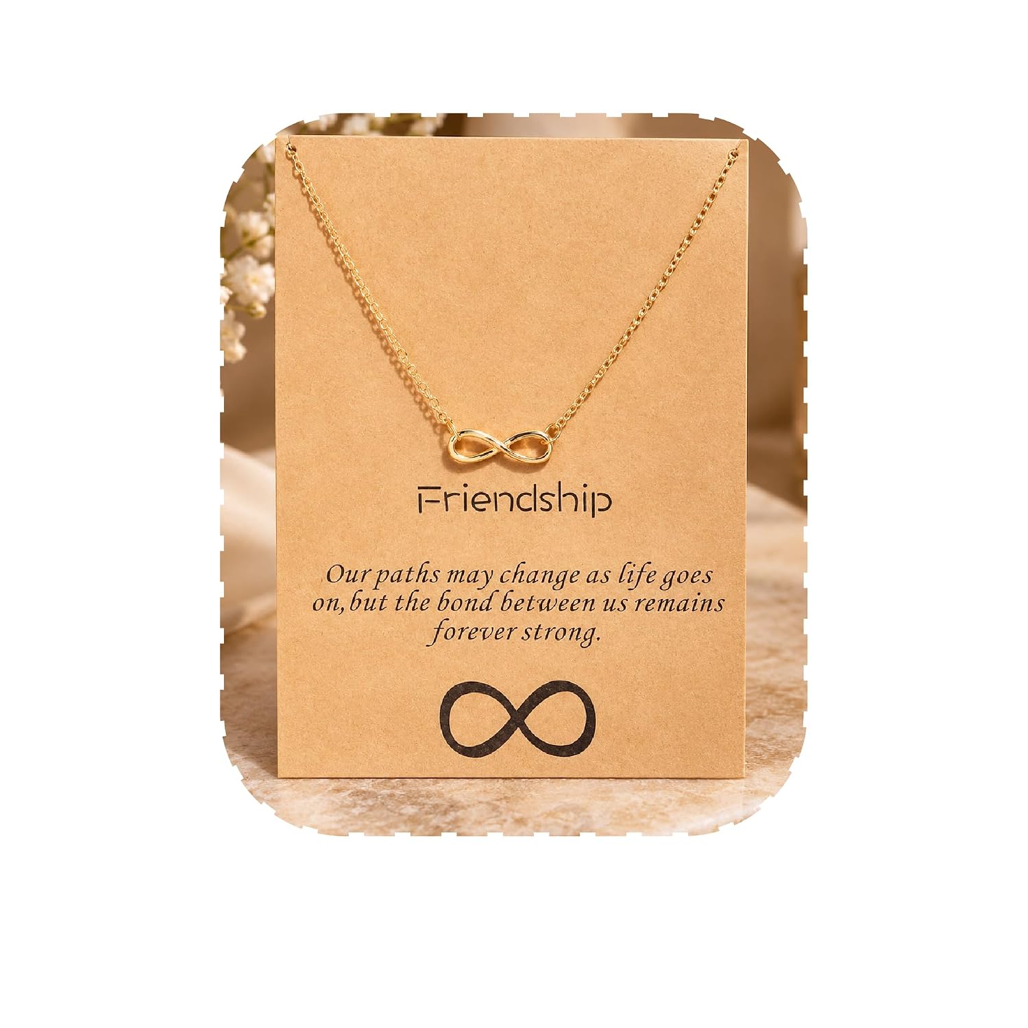 Fashion Frill Exclusive Pendant For Girls Infinite/Infinity Gold Plated Chain Necklace For Women Girls Women’s Jewellery Gift For Anniversary Stylish Pendant