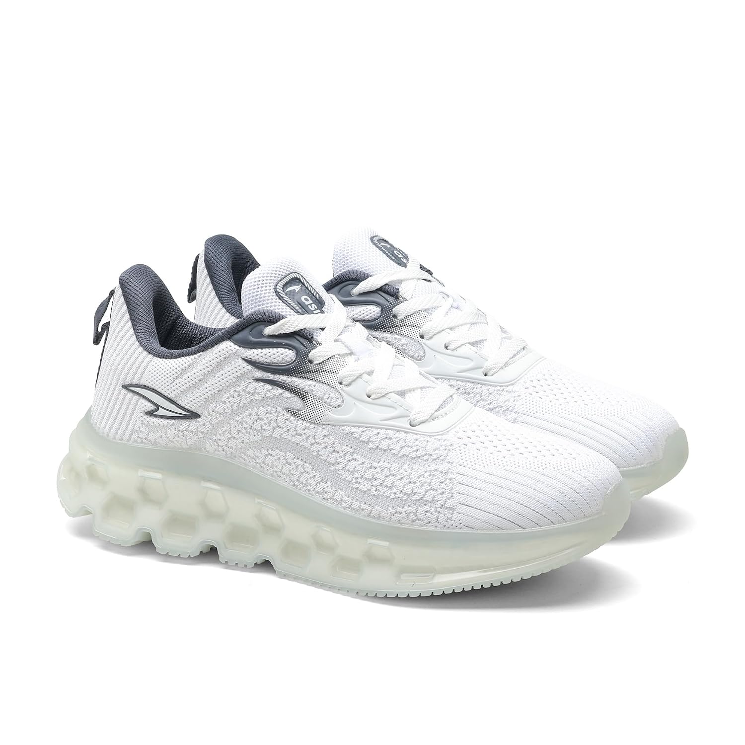 ASIAN Powerplay-29 Men’s Running Shoes | Fire-Pattern Design with HexaFlow TPU Sole | Fish-Scale Yarn Upper Shoe | Premium Athletic Sporty Sneakers