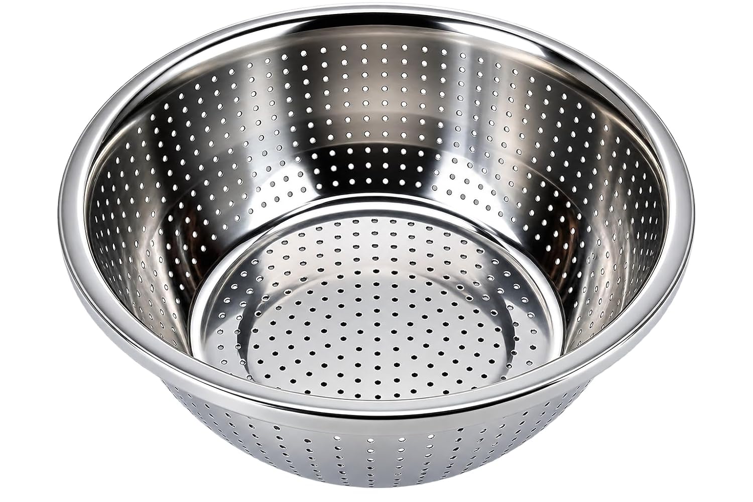 304 Stainless Steel Vegetable Washing Bowl & Strainer (22cm)