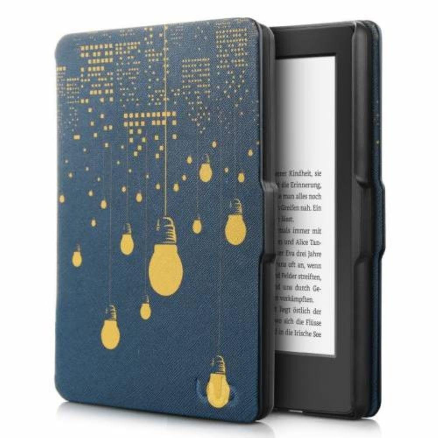 MOCA Case for Kindle Paperwhite 12th Gen 7″ (2024) & Kindle Colorsoft 7″ (2025), Slim PU Leather Cover with Auto Wake/Sleep, Magnetic Closure, Lightweight (City Night)