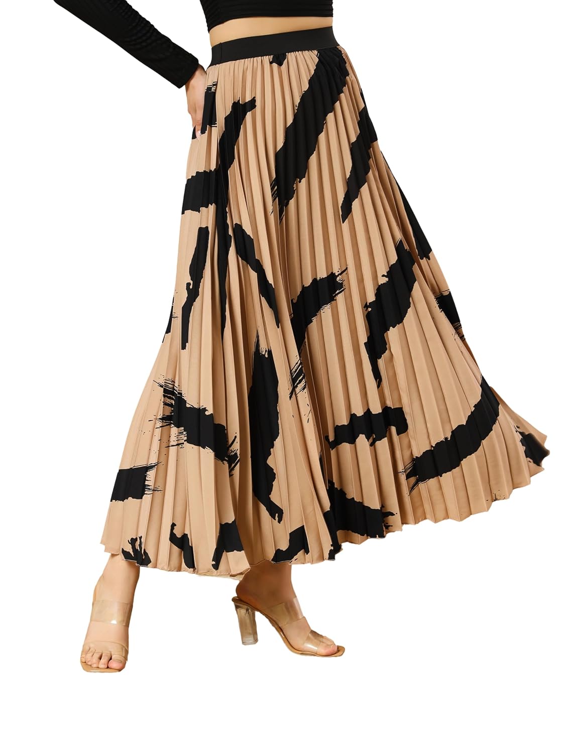 KZULLY Women’s Polyester Maxi Skirts
