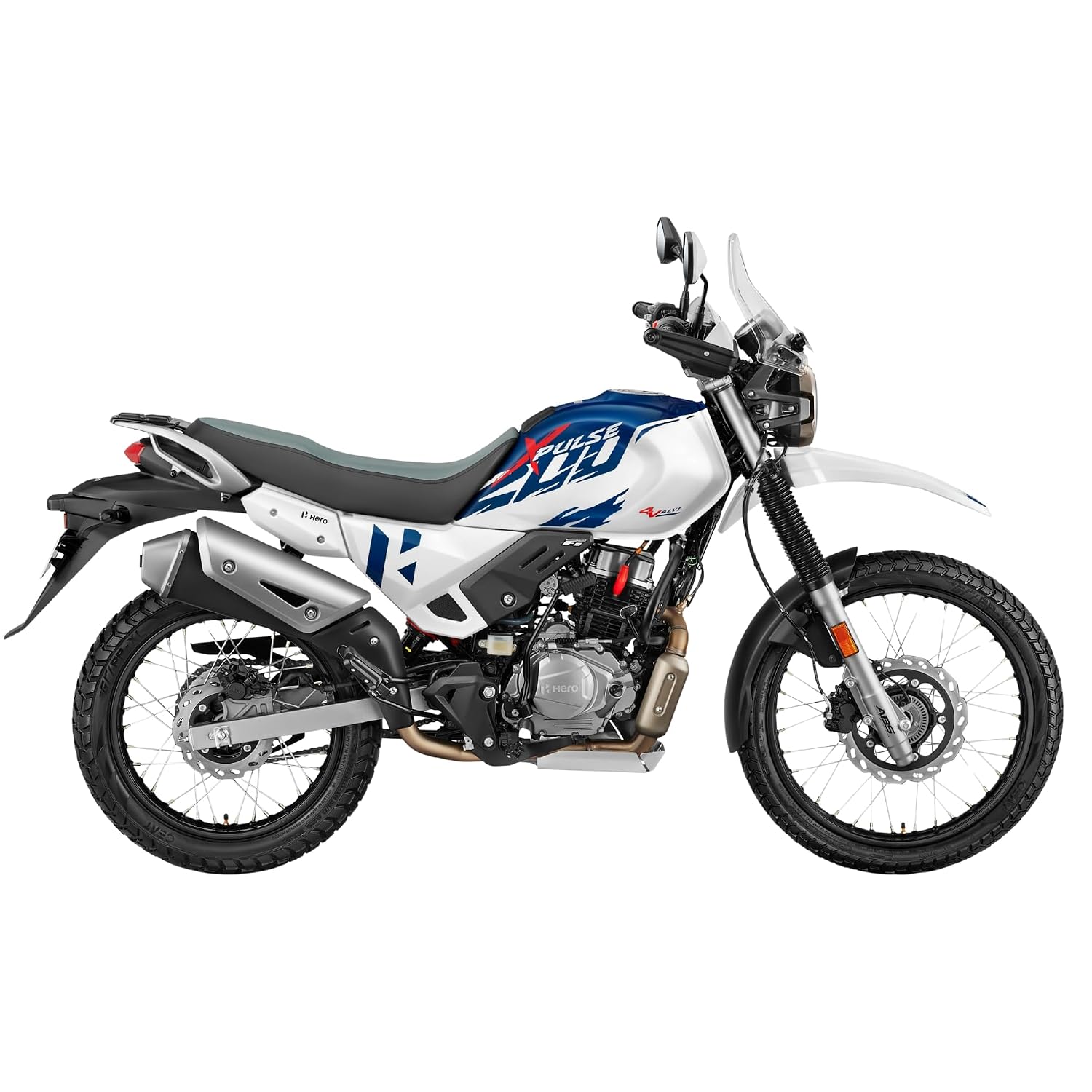 Hero MotoCorp XPULSE 200 4V (OBD2B) Motorcycles/Bike Blue White Booking for Ex-Showroom Price