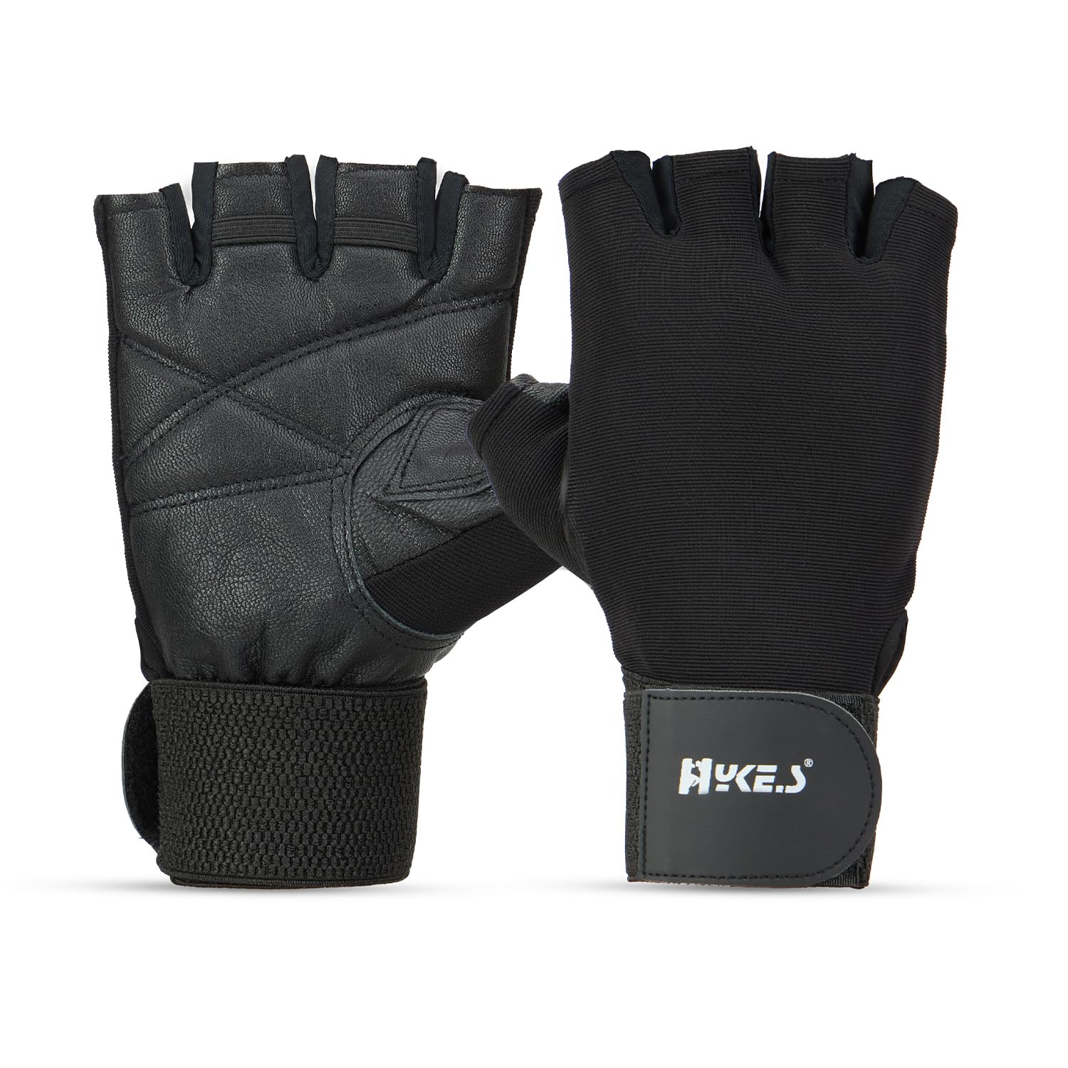 Hykes Gym Gloves for Men Workout Unisex Hand Gloves for Gym for Men & Women with Wrist Support for Weightlifting, Workout Comfortable Fit Bike Riding, Cycling Handgloves – Powerhold