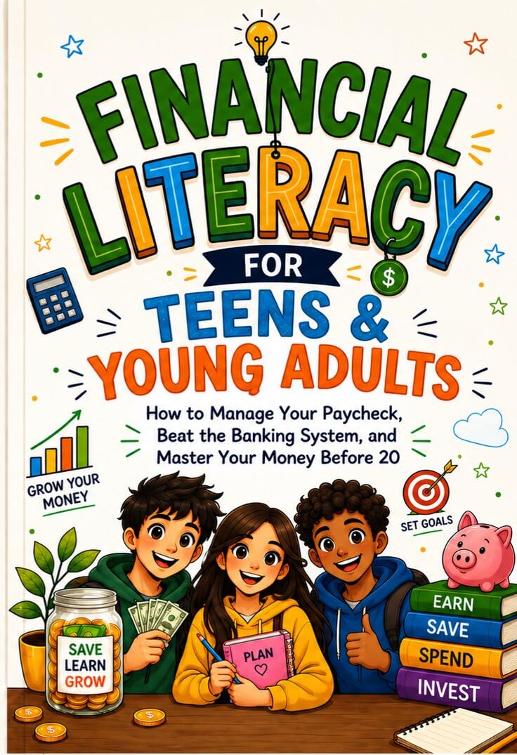 Financial Literacy for Teens & Young Adults: How to Manage Your Paycheck, Beat the Banking System, and Master Your Money Before 20 (Financial Literacy For Everybody – English Book 2)