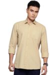 Men’s Cotton Linen Solid Shirt | Slim Fit Full Sleeve Casual Shirt | Lightweight | Breaethable | Stylish