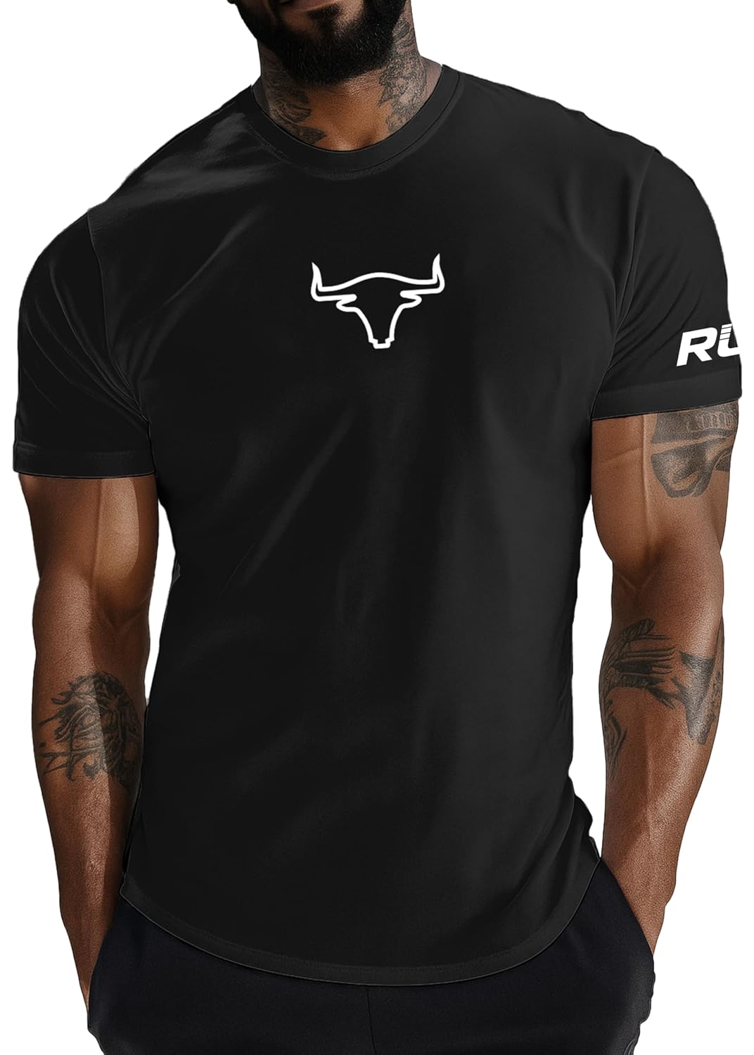 Peppyzone Quick Dry Sports T Shirt for Men | Lightweight Breathable Gym T-Shirt | Regular Fit Workout Tee for Running, Training & Everyday Activewear