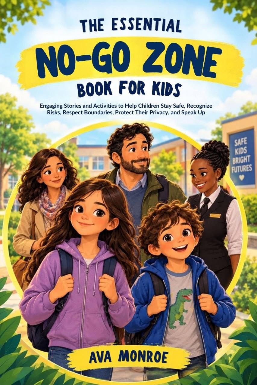 The Essential No-Go Zone Book for Kids: Engaging Stories and Activities to Help Children Stay Safe, Recognize Risks, Respect Boundaries, Protect Their Privacy, and Speak Up