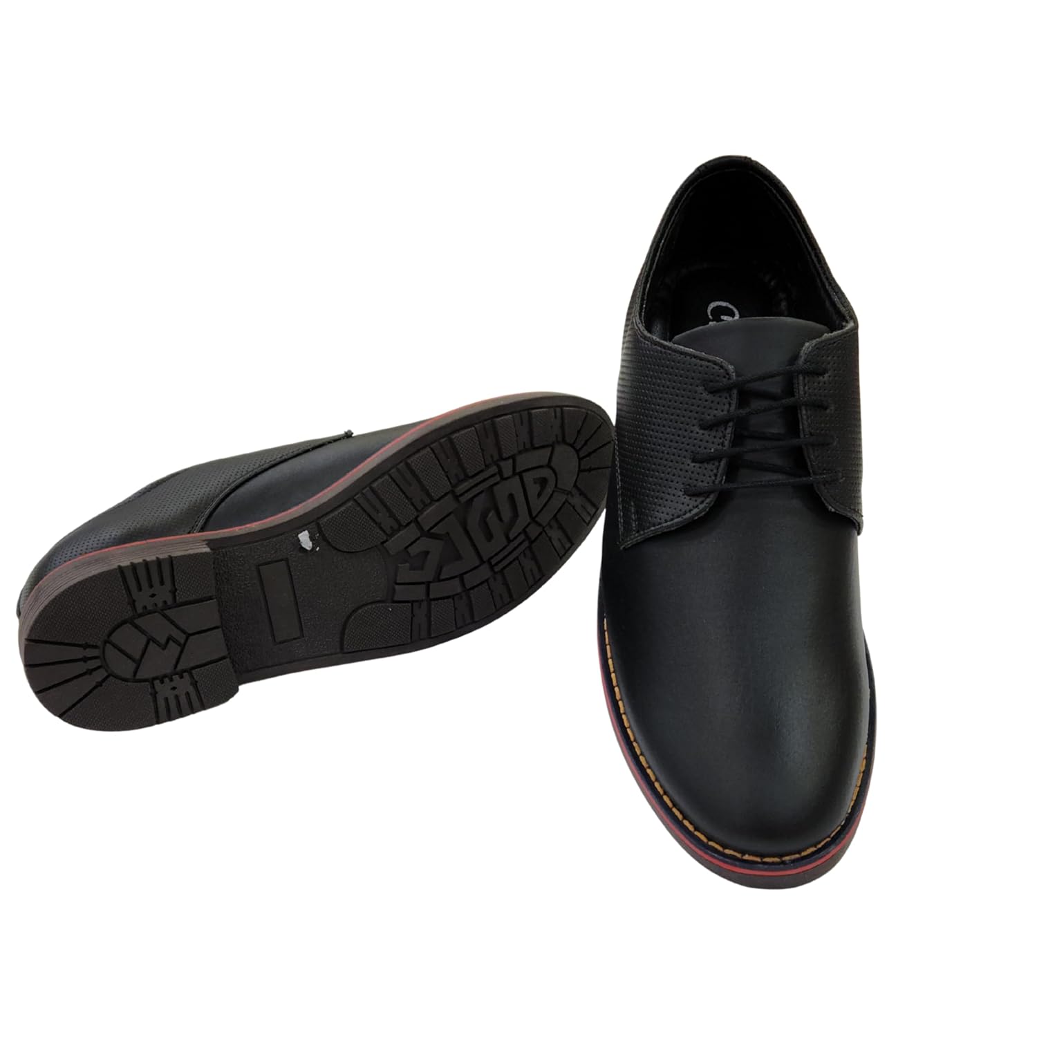 Dvoy’X Men’s Combat Boots | Premium Leather Ankle-High Boot Shoes | Water Resistant Round Toe Block Heel | Stylish Super Comfortable & Versatile Footwear