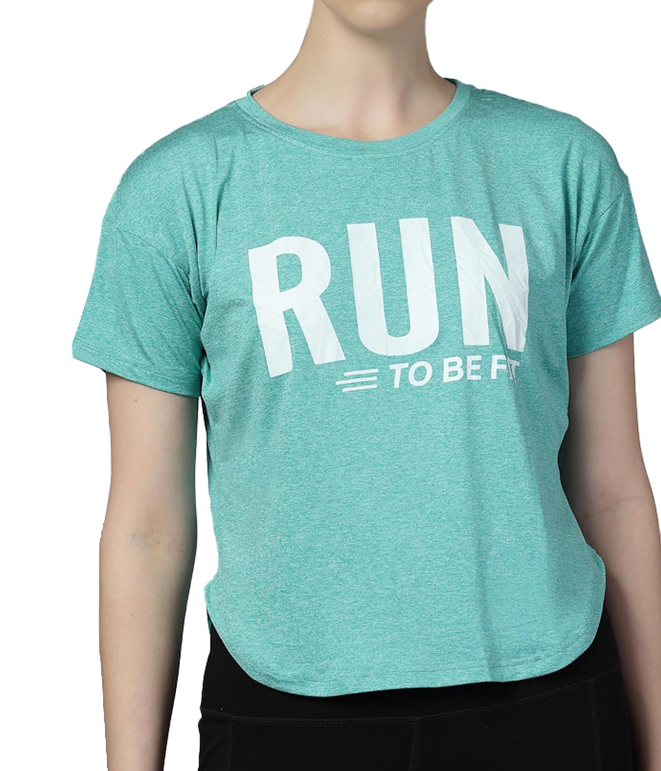 CHKOKKO Stylish Activewear Gym Tshirt for Women Workout Sports T Shirt