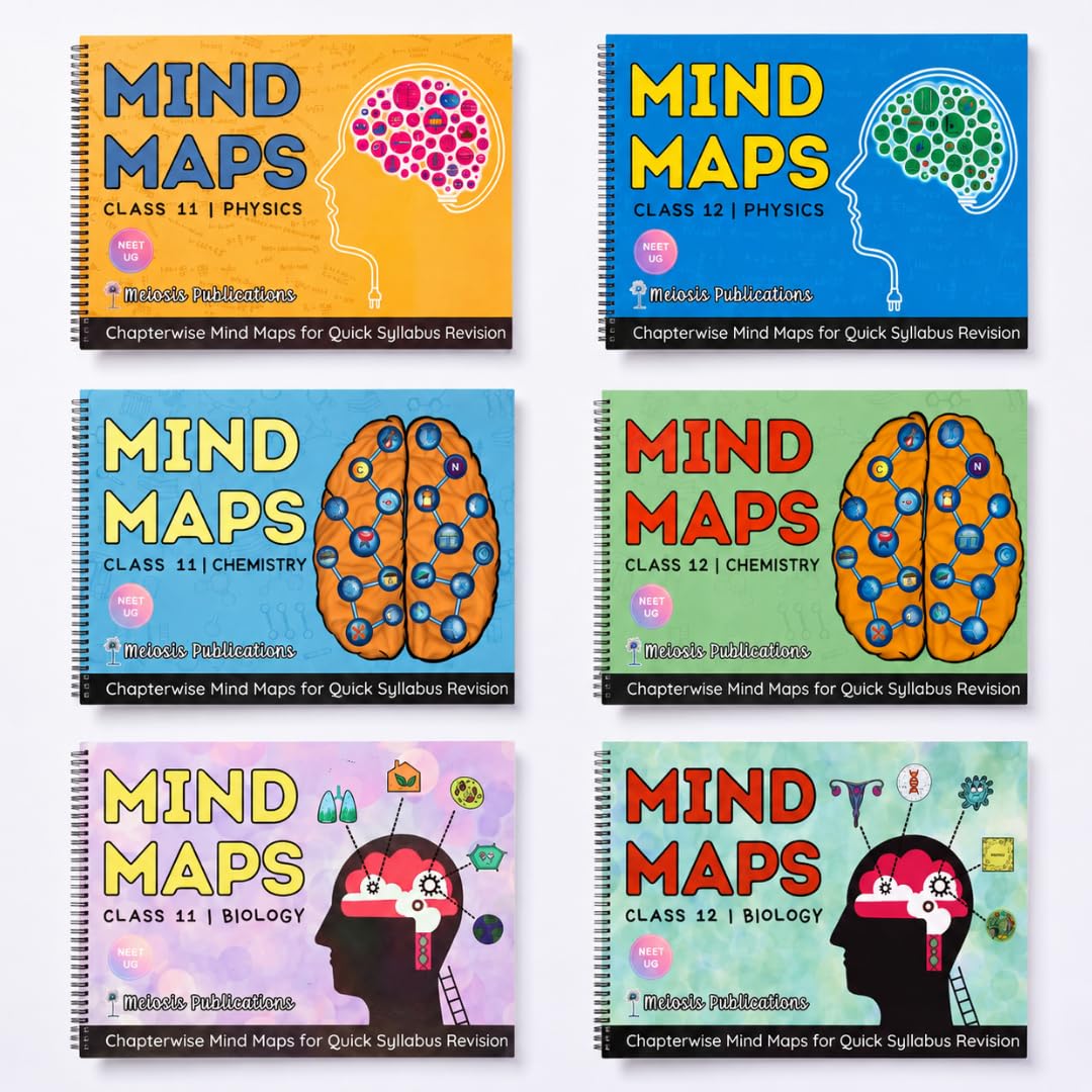 Meiosis NEET 2027-2028 Physics, Chemistry & Biology Mind Maps Class 11 & 12 | NCERT-Based Visual Revision System for NEET UG Preparation | Meiosis Publications