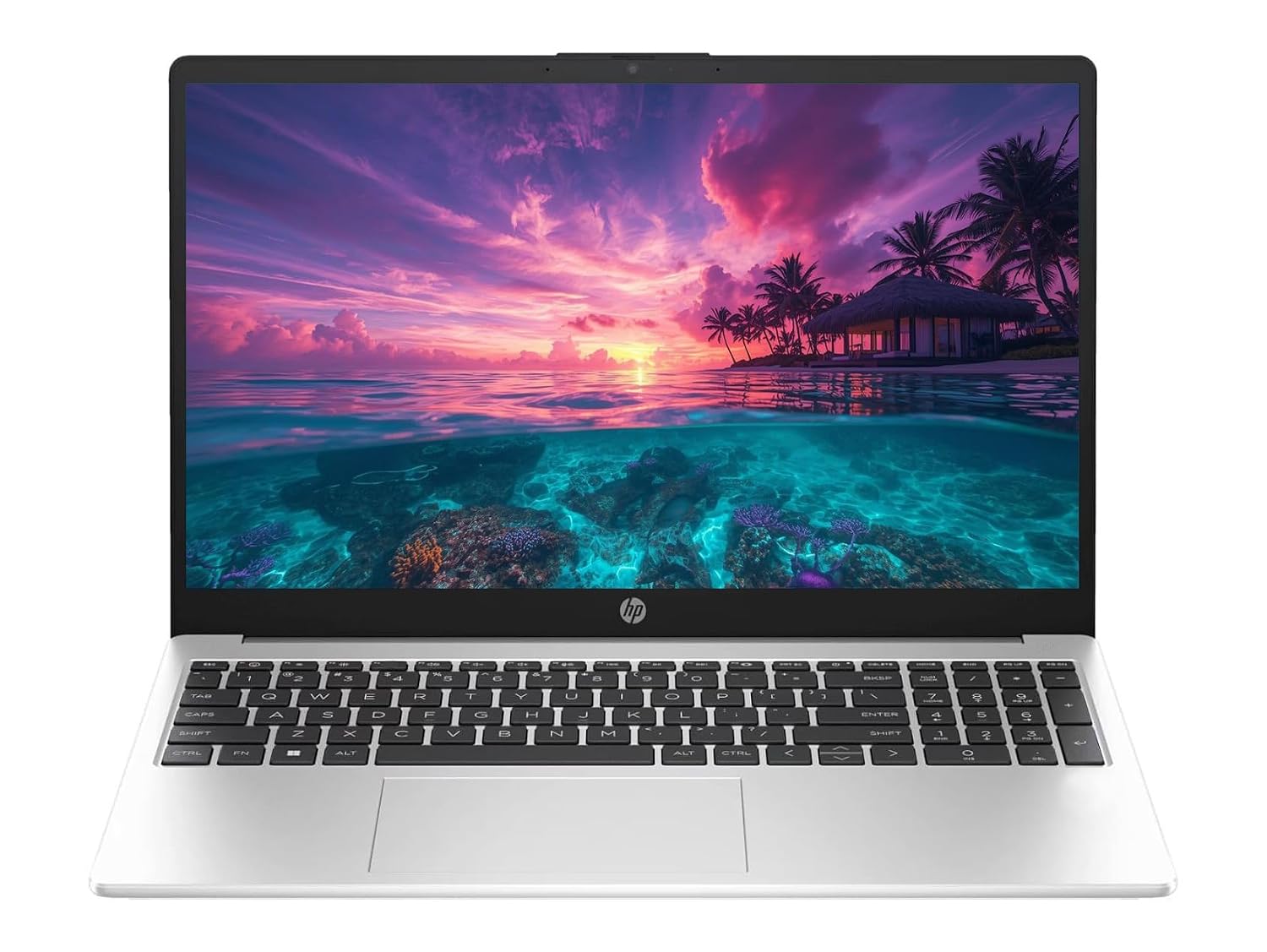 HP 15 (2026), AMD Ryzen 3 Quad Core 7335U – (8 GB DDR5/512GB SSD DOS (MS Office/Windows not Installed) Thin and Light Laptop/15.6″ /Turbo Silver/1.5kg