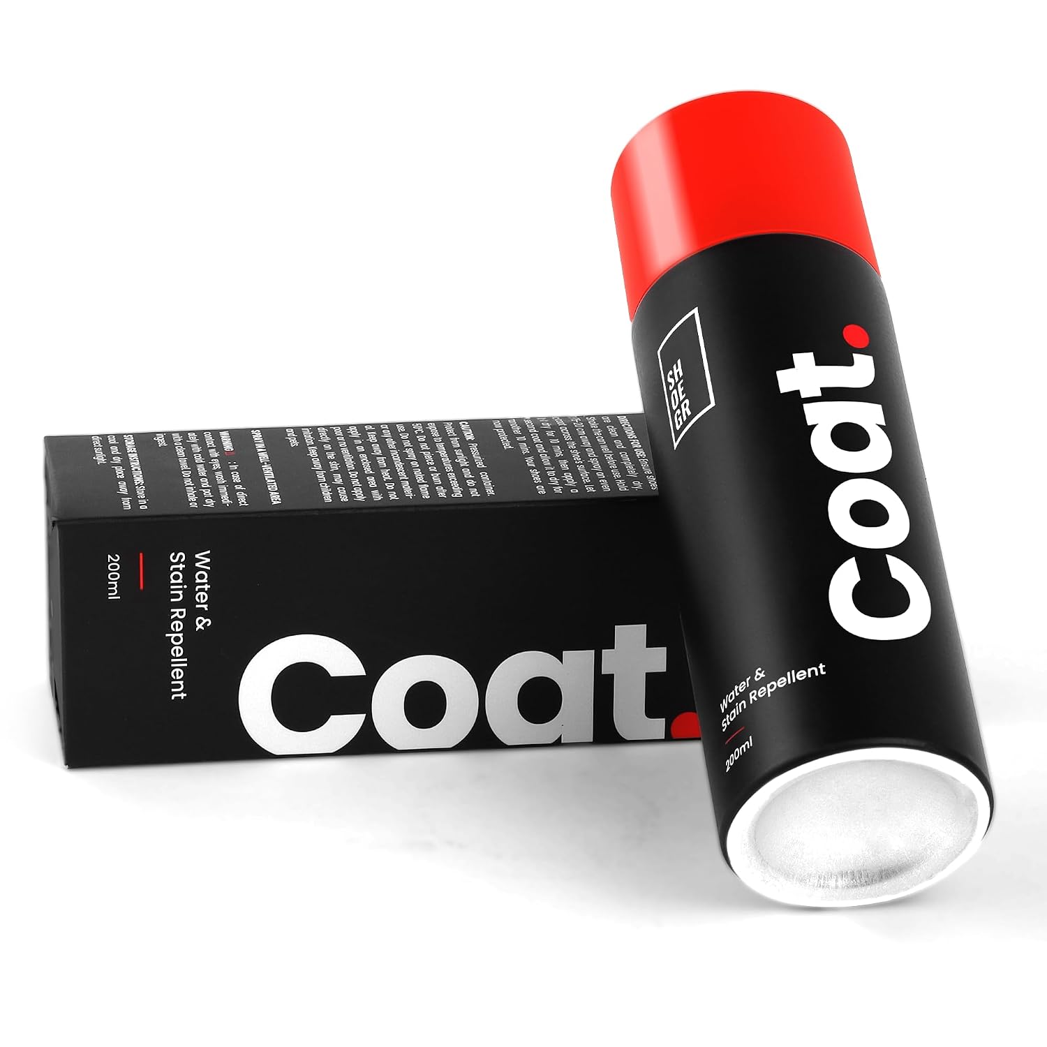 SHOEGR Coat Water & Stain Repellent | Invisible Waterproof Shield for Sneakers, Suede, Nubuck, Leather, Trainers, Canvas & Bags | Nano Protection from rain and dust