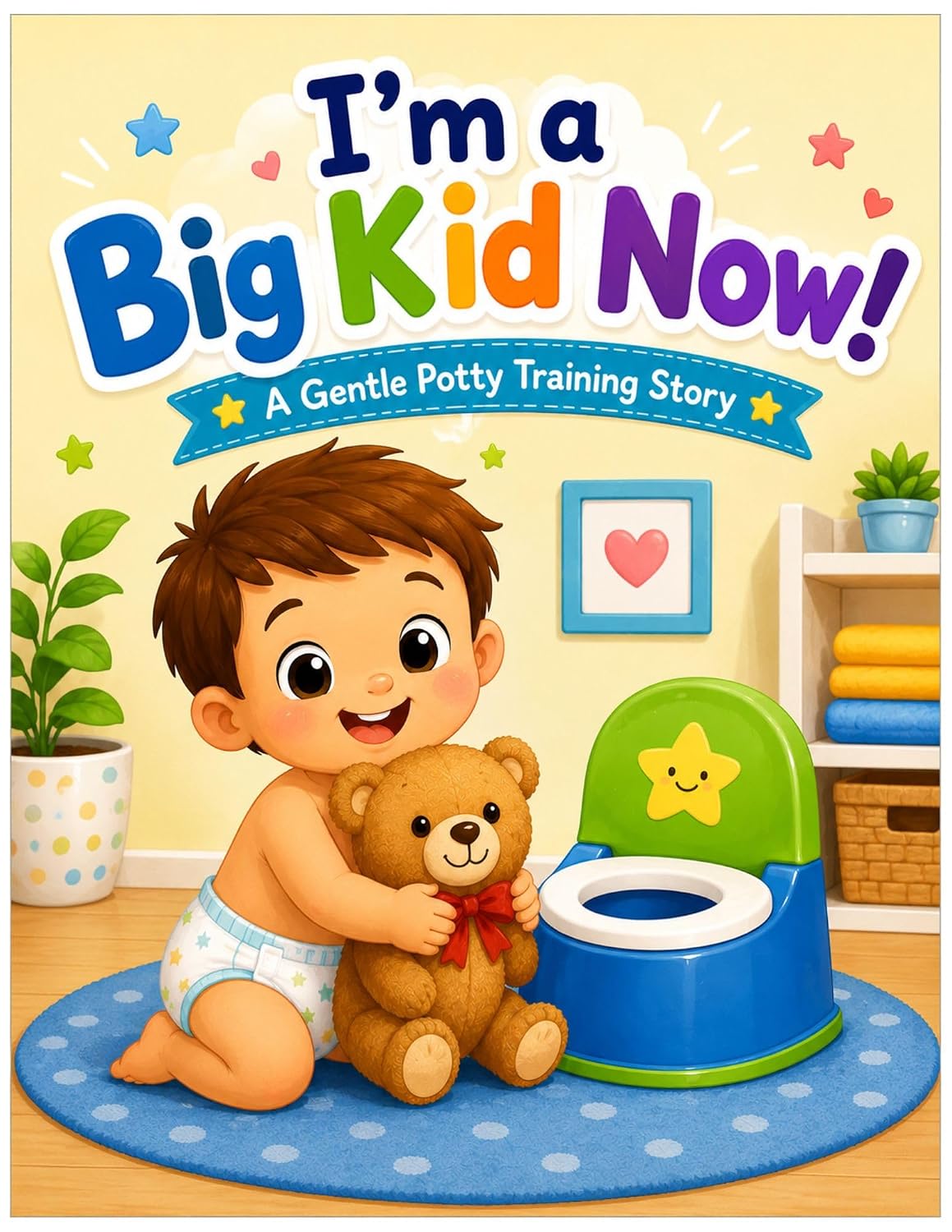 I’m a Big Kid Now!: A Gentle Potty Training Story with Fun Activities for Toddlers