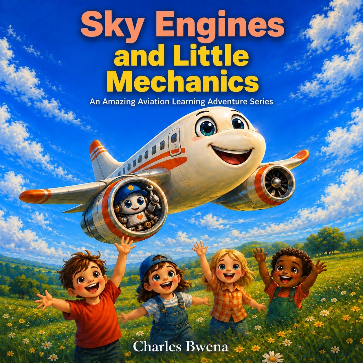 Sky Engines and Little Mechanics: An Amazing Aviation Adventure for Kids (STEM Aviation books for kids Book 1)