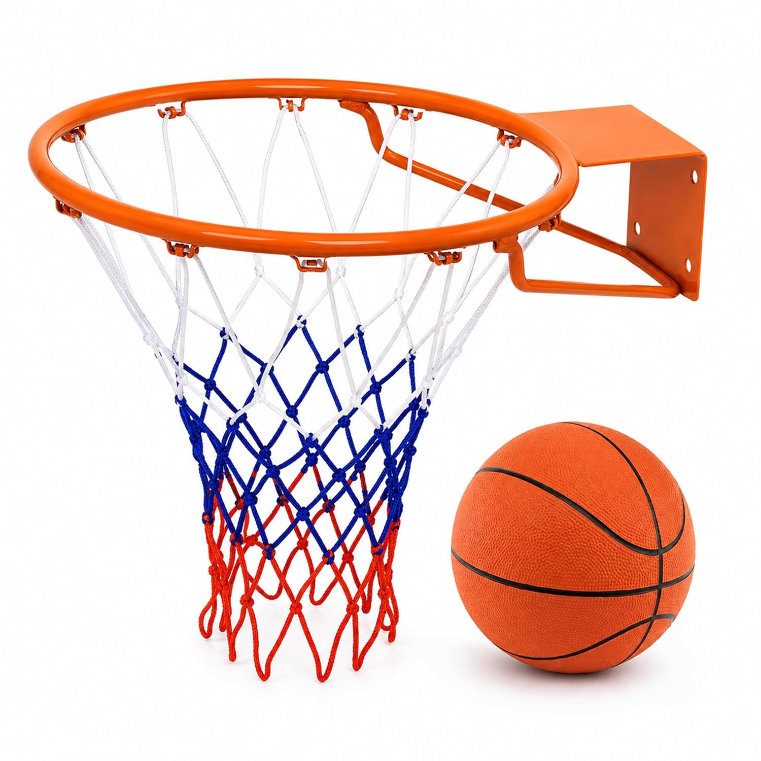 Toyshine Professional Heavy Duty (58 X 47Cm) Basketball Stand with net and 7 no Basketball – SSTP Multi