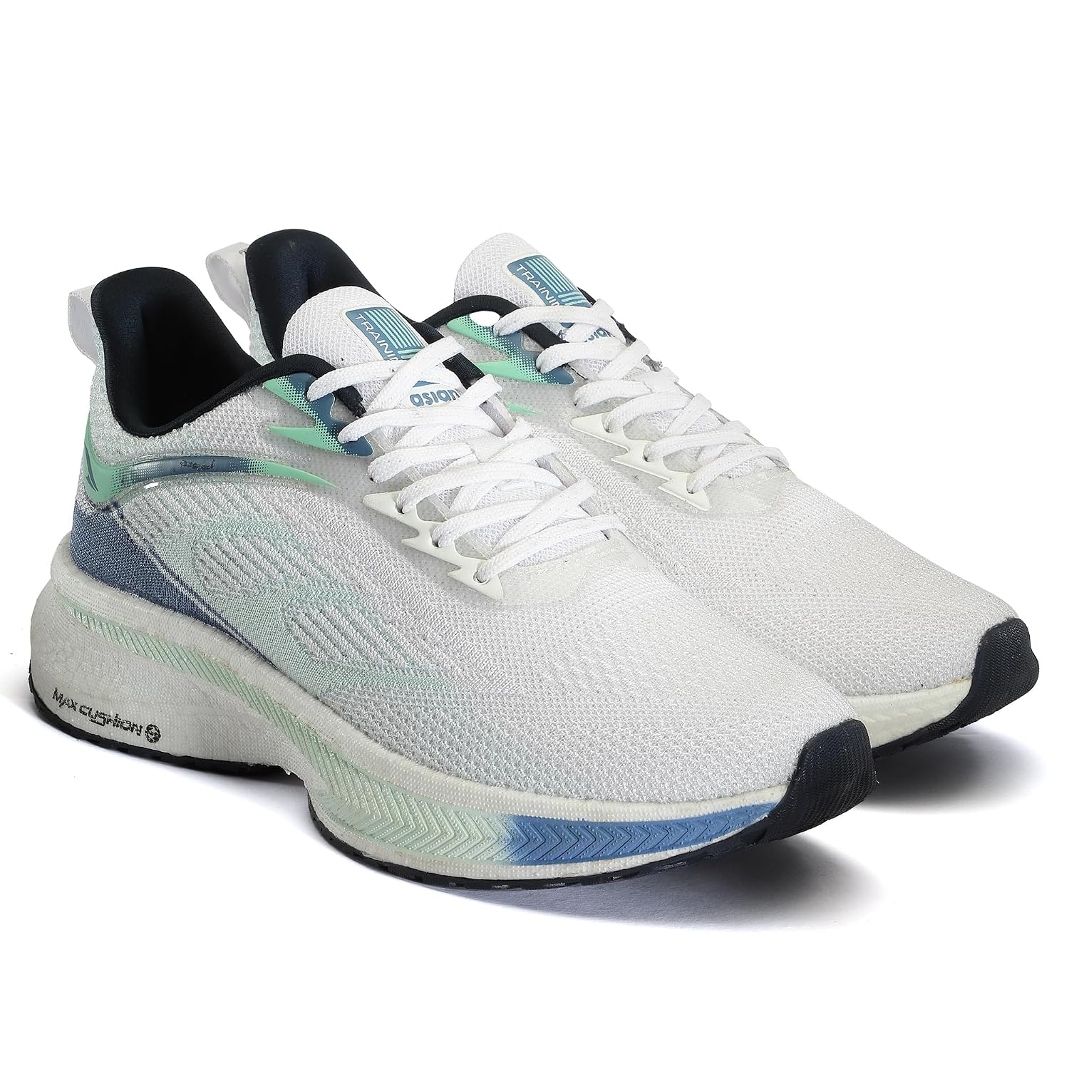 ASIAN Men’s HYPERCUSHION-01 Sports Running Shoes with Lightweight TPU & TPR Sole with Memory Foam Insole Casual Sneaker Shoes for Men’s