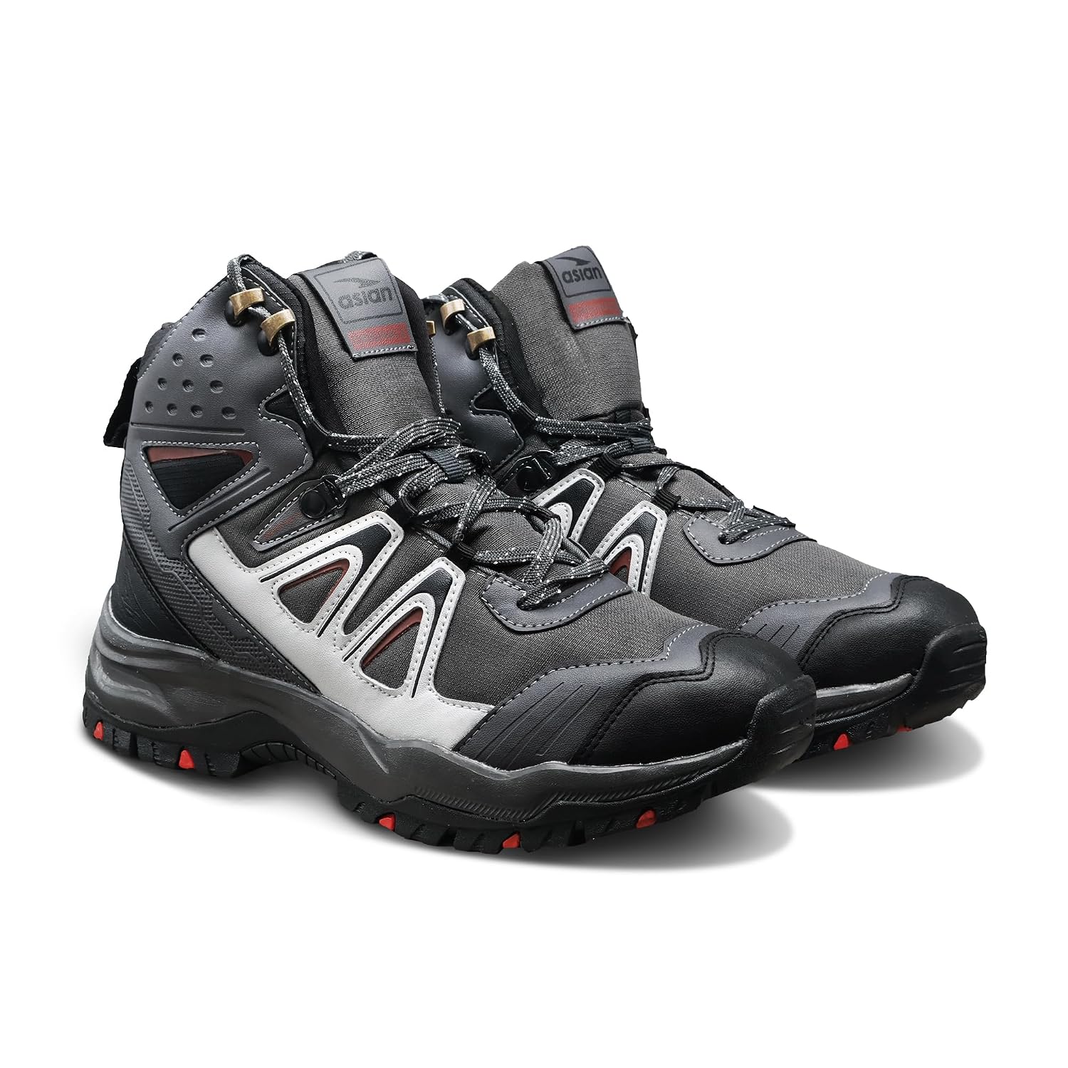 ASIAN EVEREST-24 Trekking Shoes for Men Hiking Shoes for Men for Outdoor Light Weight Anti Skid Boot Shoes for Men for Comfortable Hiking Trekking Shoes Men and Boys with Phylon Sole